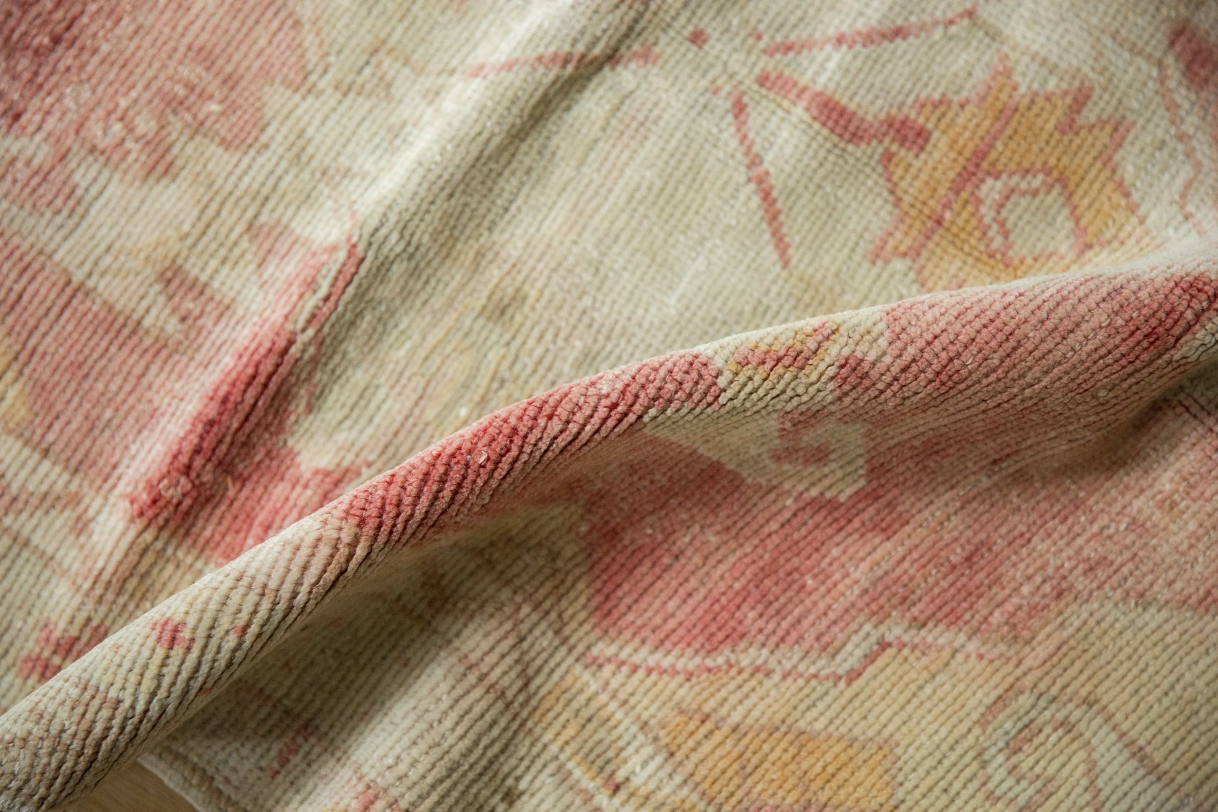 3x4.5 Vintage Distressed Oushak Rug - Image 8