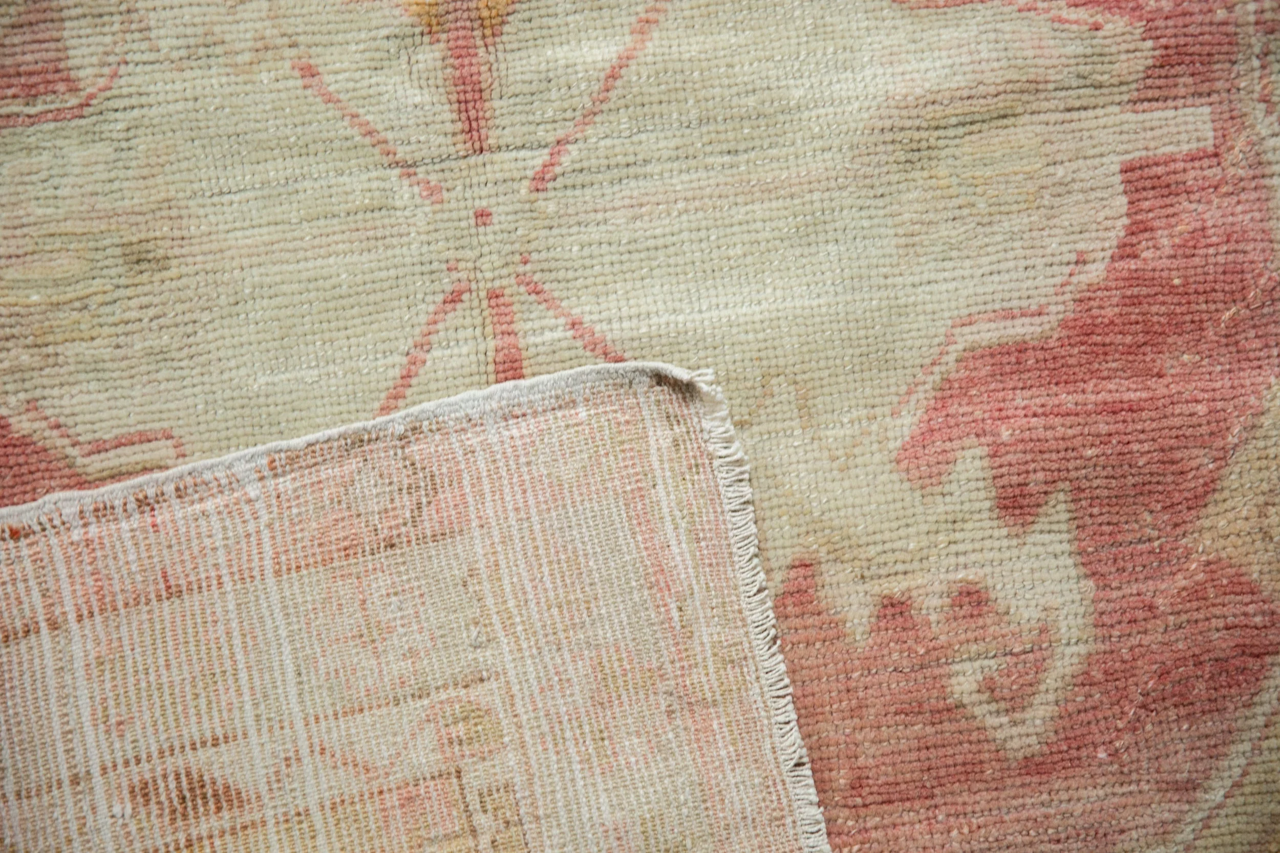 3x4.5 Vintage Distressed Oushak Rug - Image 9