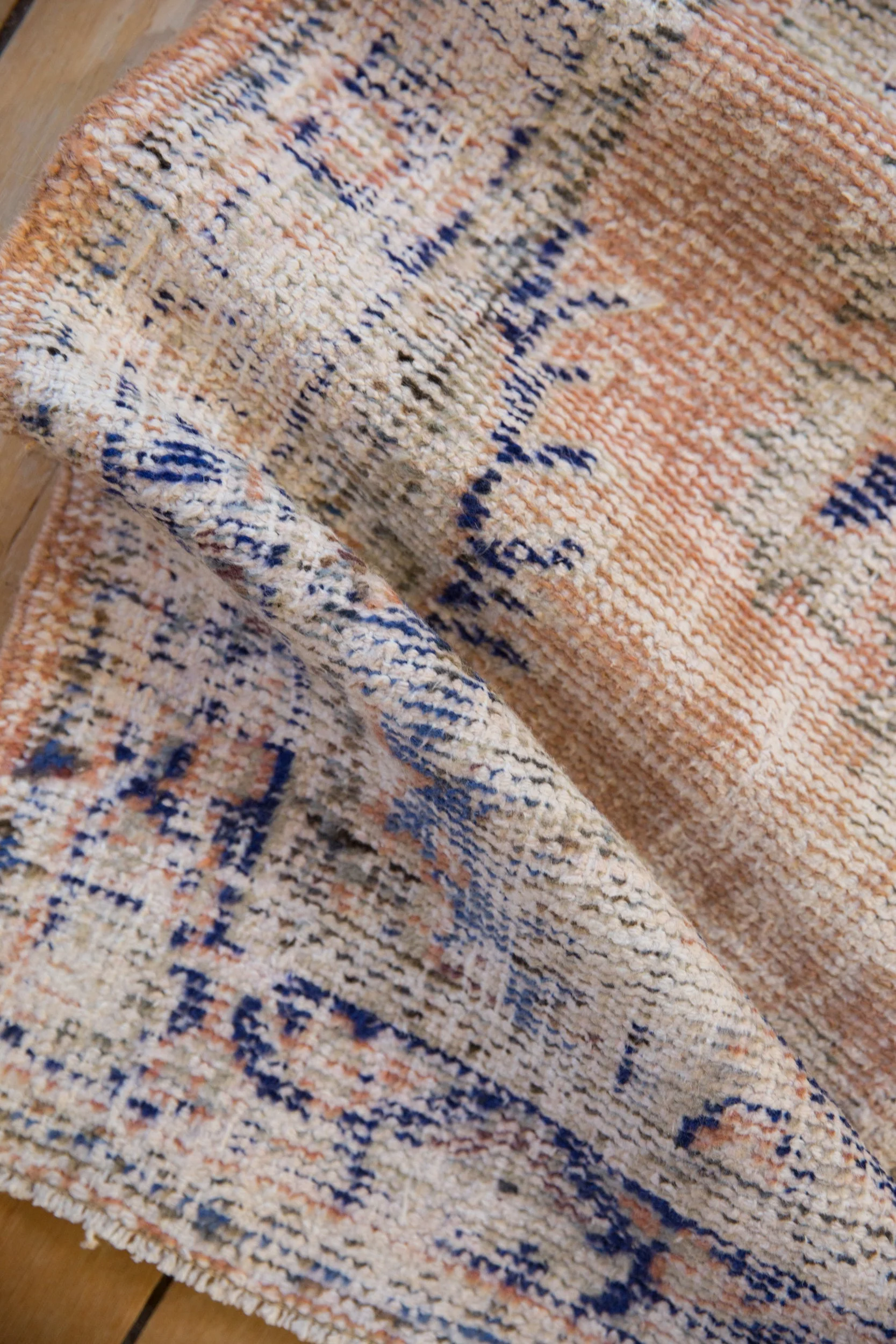 3x4.5 Vintage Distressed Oushak Rug - Image 5