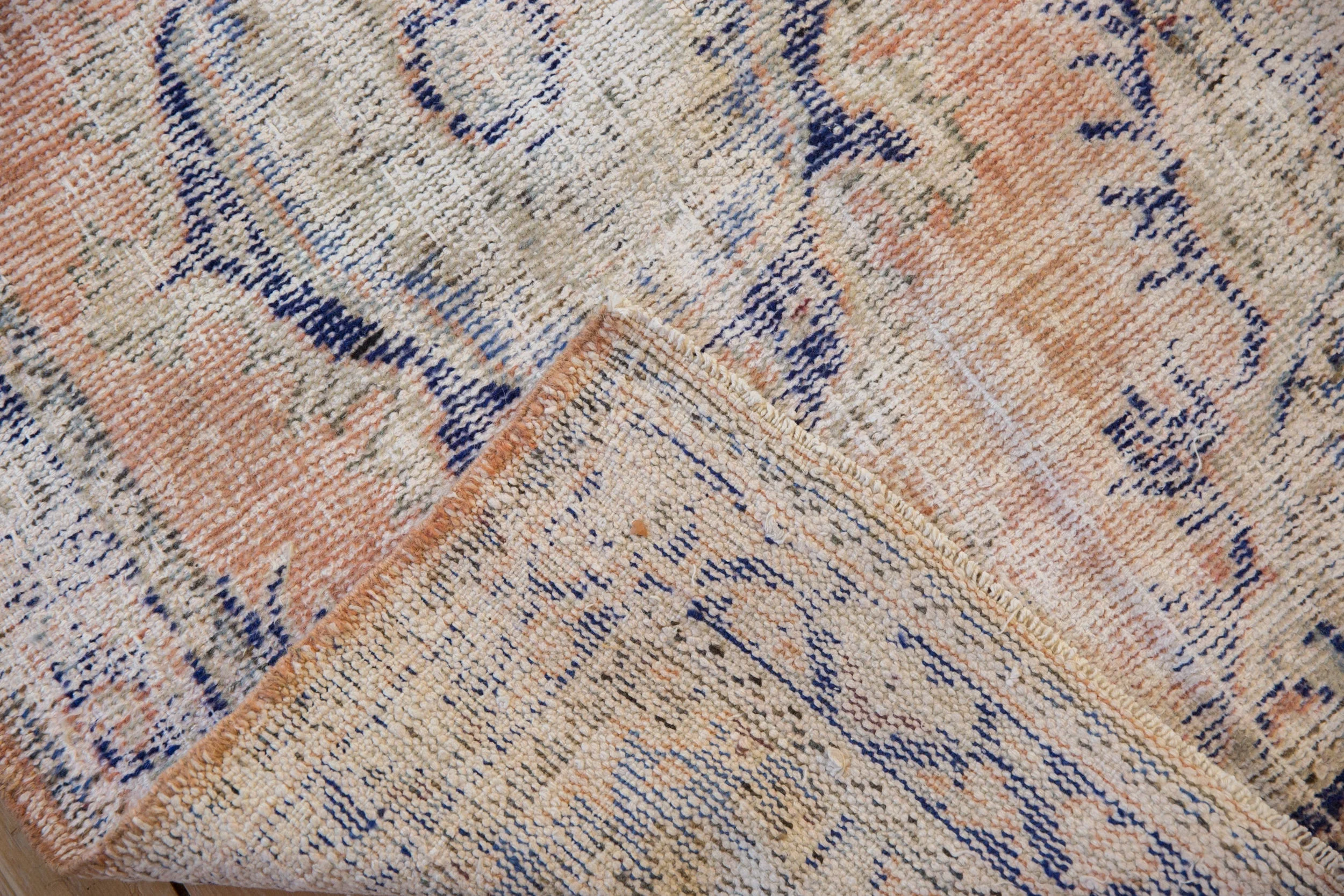3x4.5 Vintage Distressed Oushak Rug - Image 6