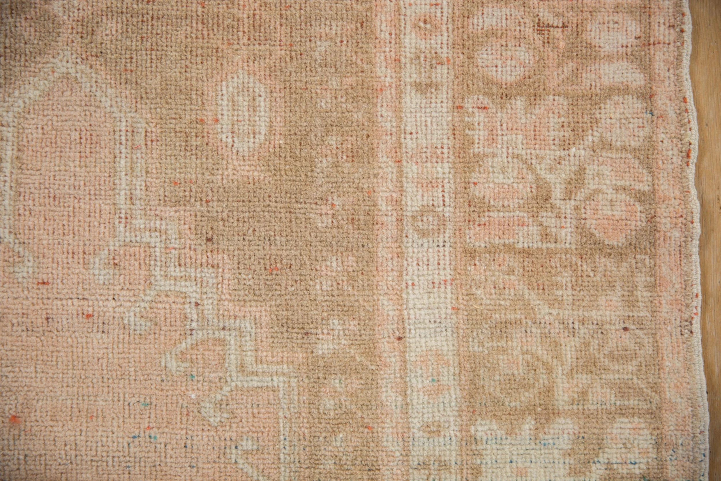 3x4.5 Vintage Distressed Oushak Rug - Image 4