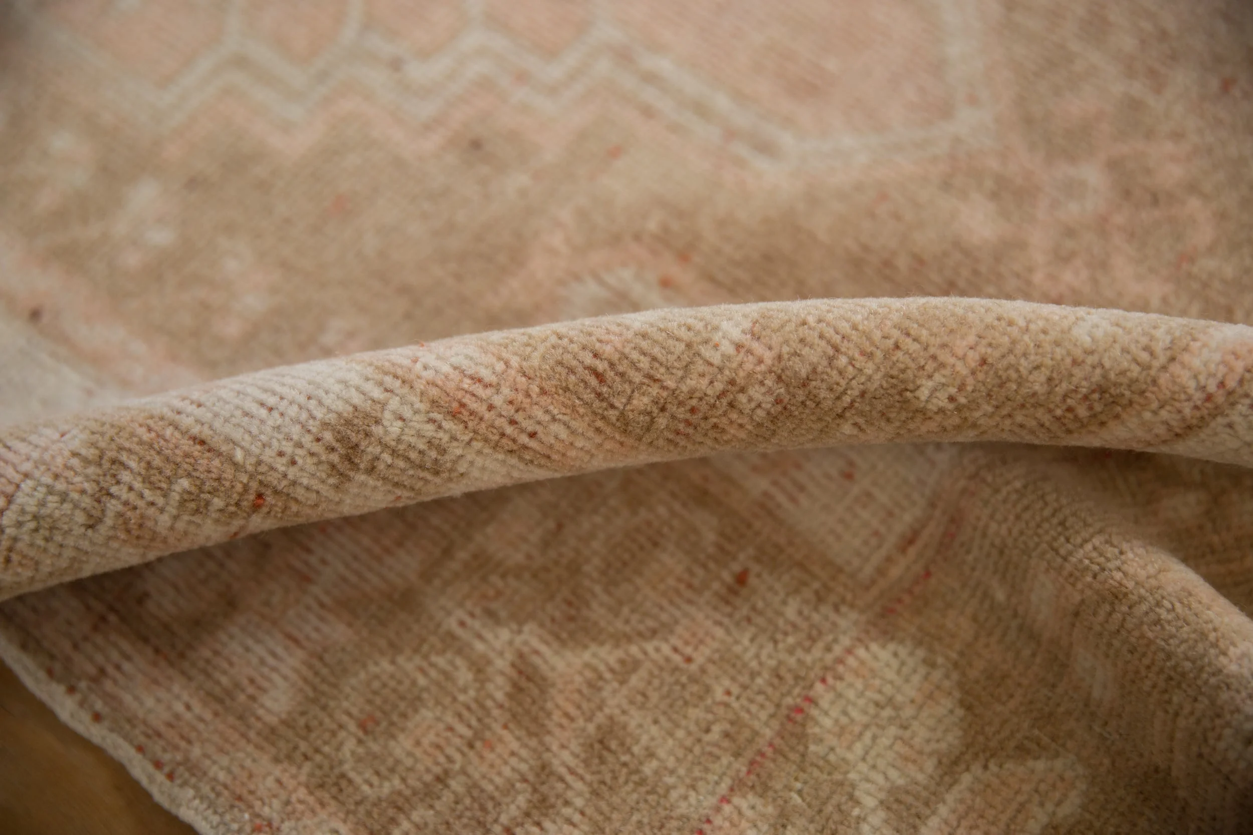 3x4.5 Vintage Distressed Oushak Rug - Image 8
