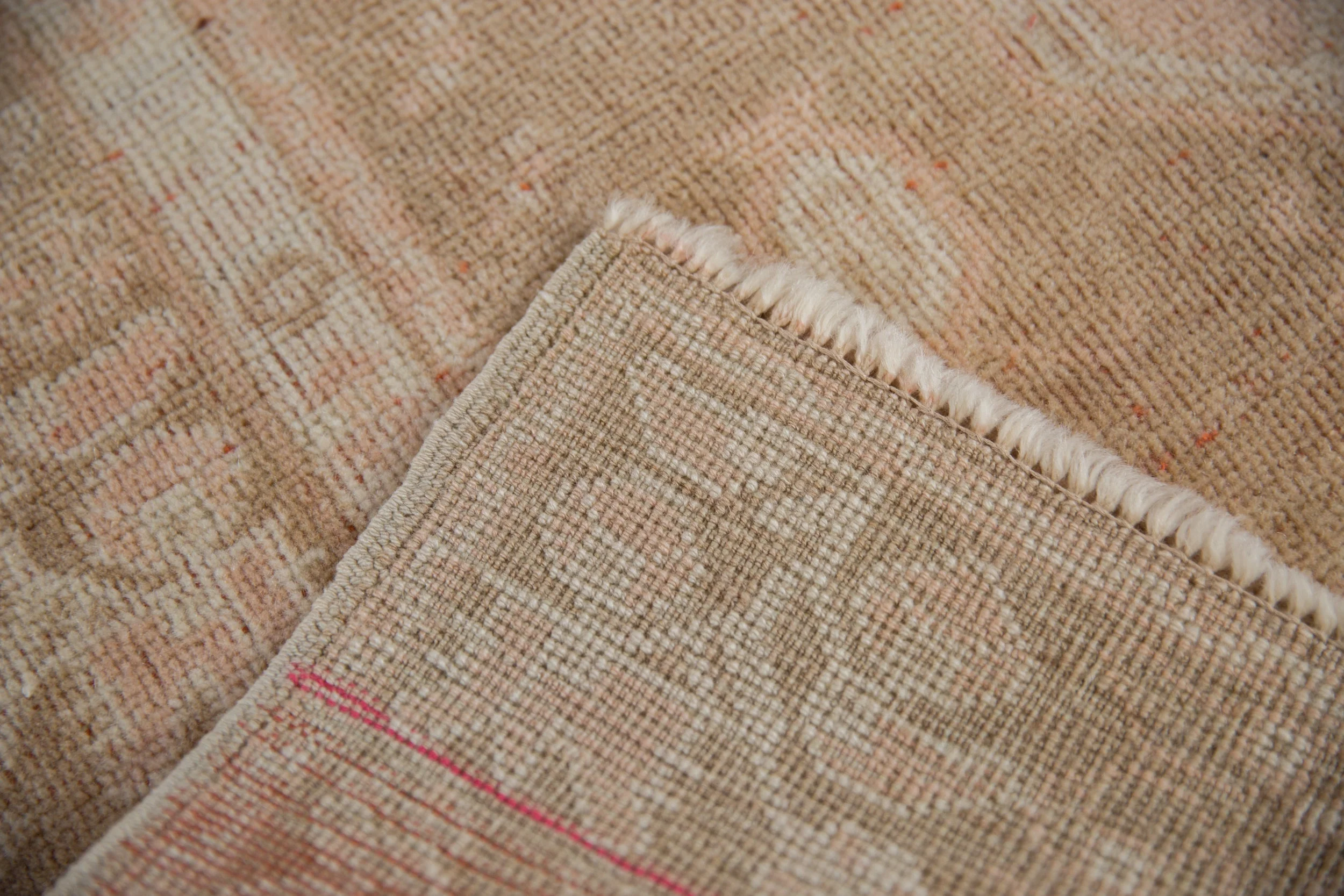 3x4.5 Vintage Distressed Oushak Rug - Image 9