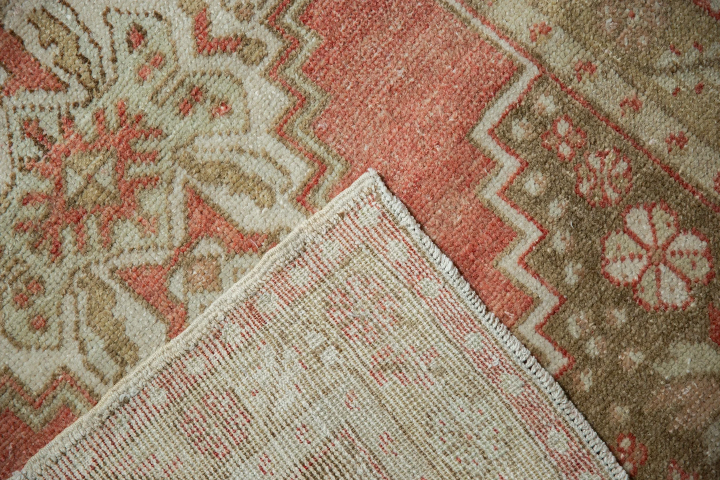 3x4.5 Vintage Distressed Oushak Rug - Image 8