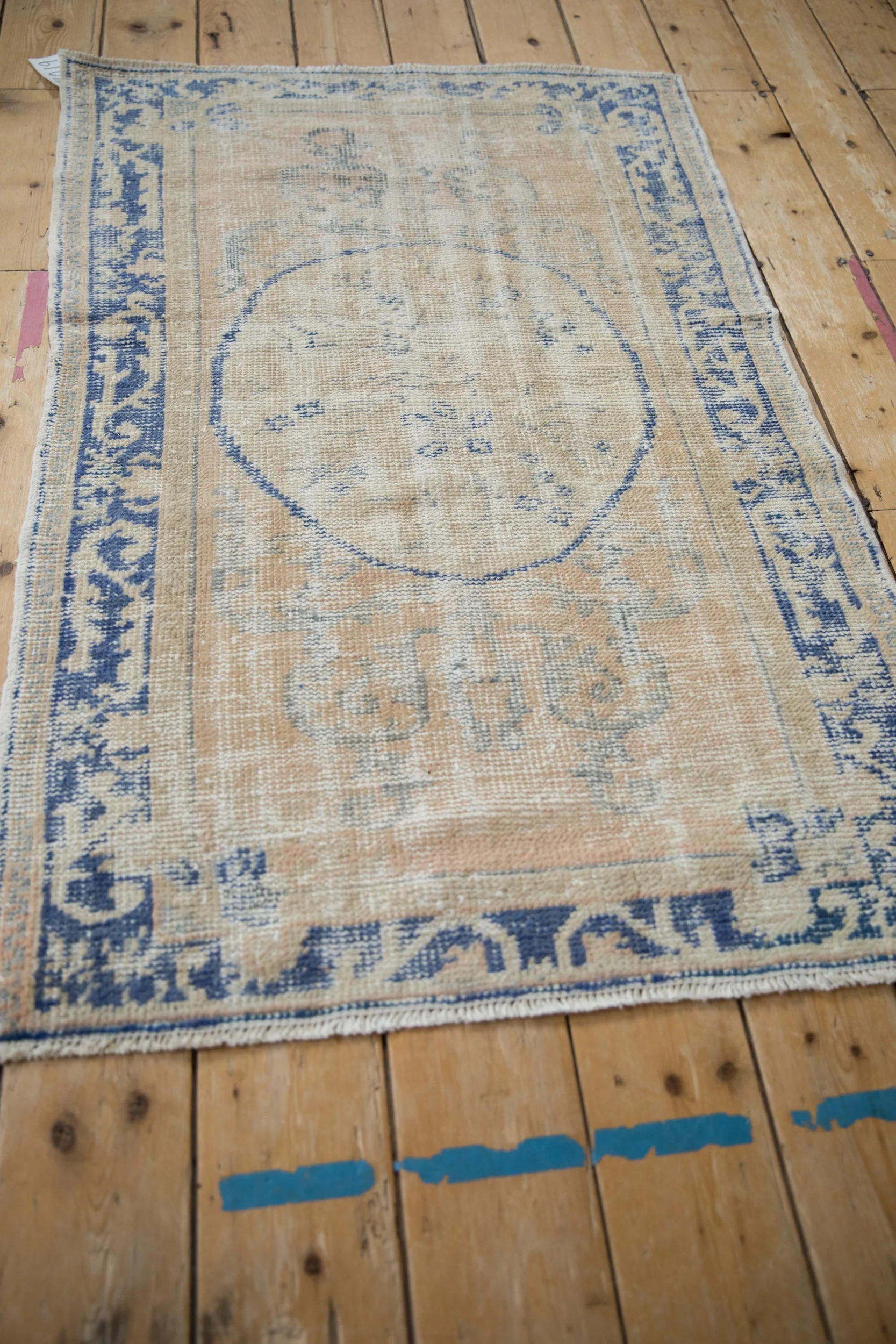 3x4.5 Vintage Distressed Oushak Rug - Image 6