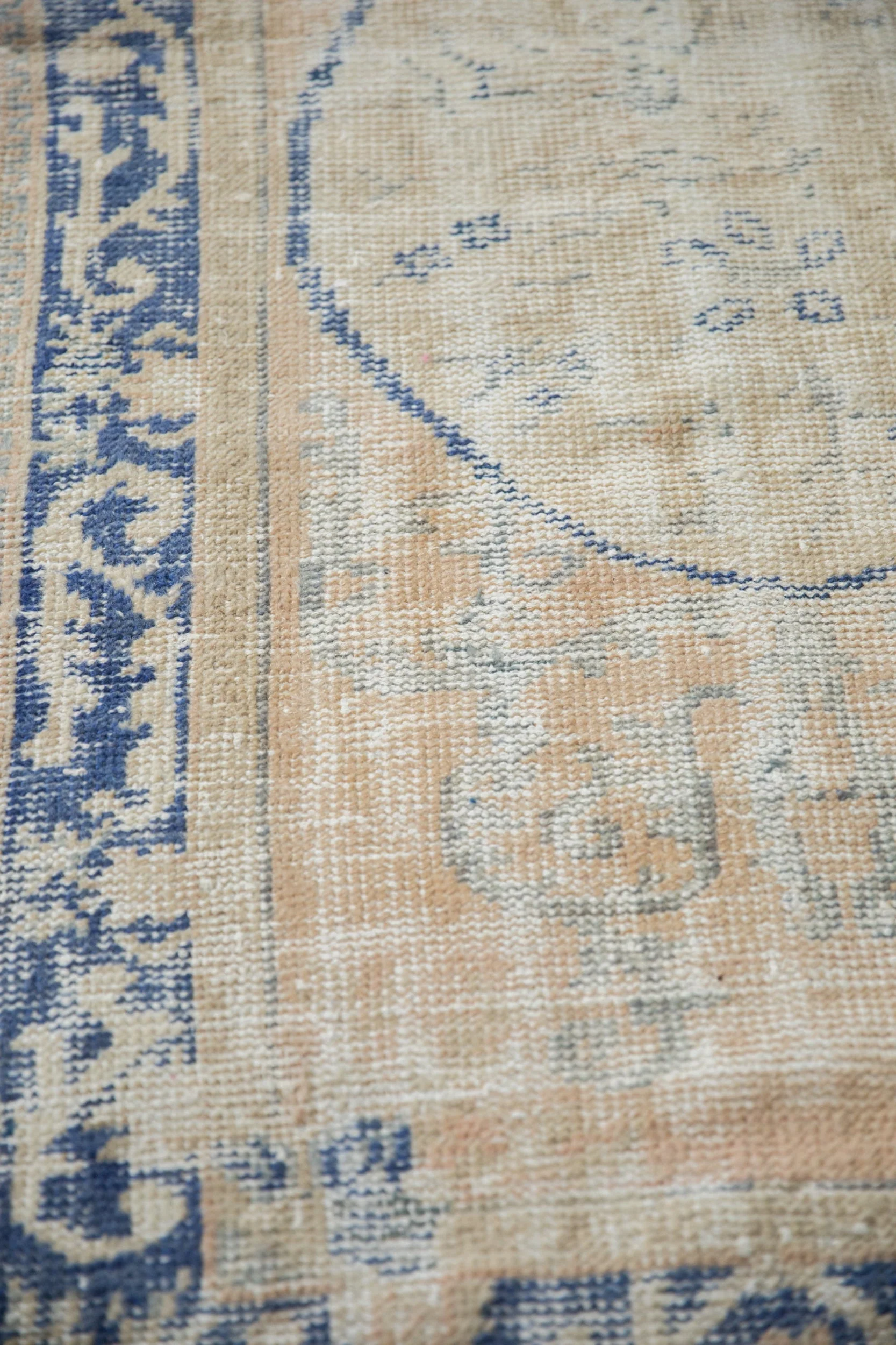 3x4.5 Vintage Distressed Oushak Rug - Image 7