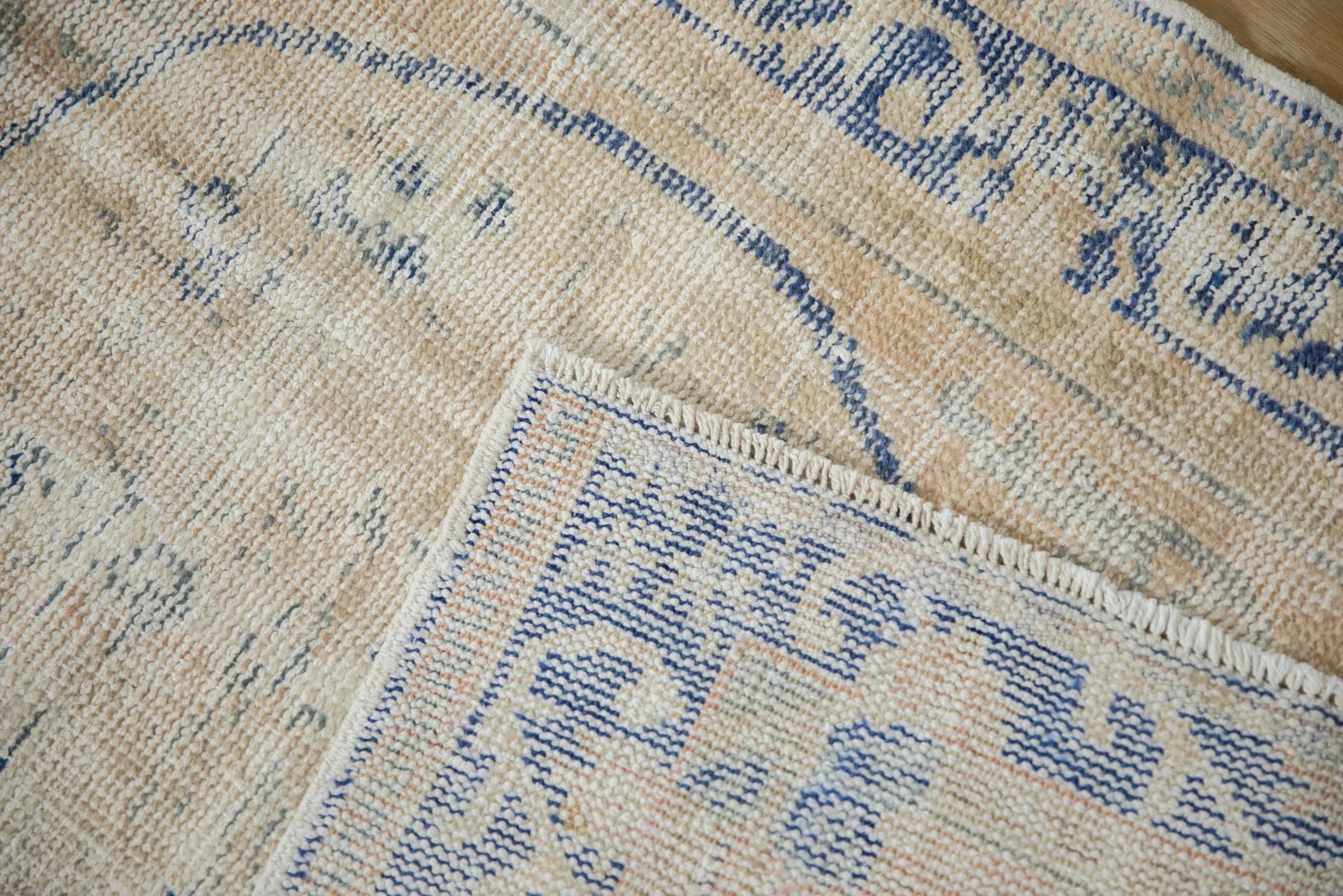 3x4.5 Vintage Distressed Oushak Rug - Image 9