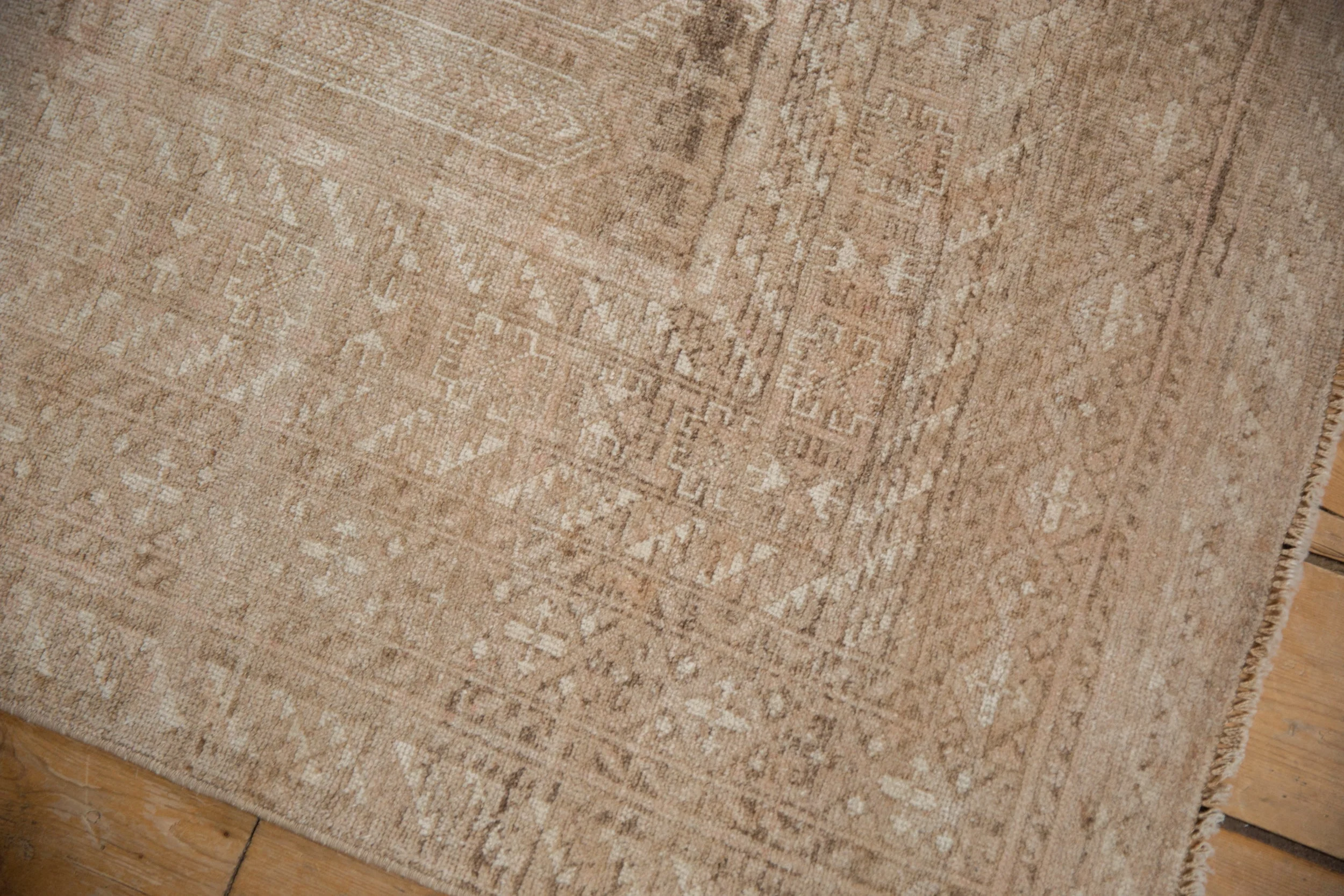 3x4.5 Vintage Distressed Turkmen Rug - Image 4