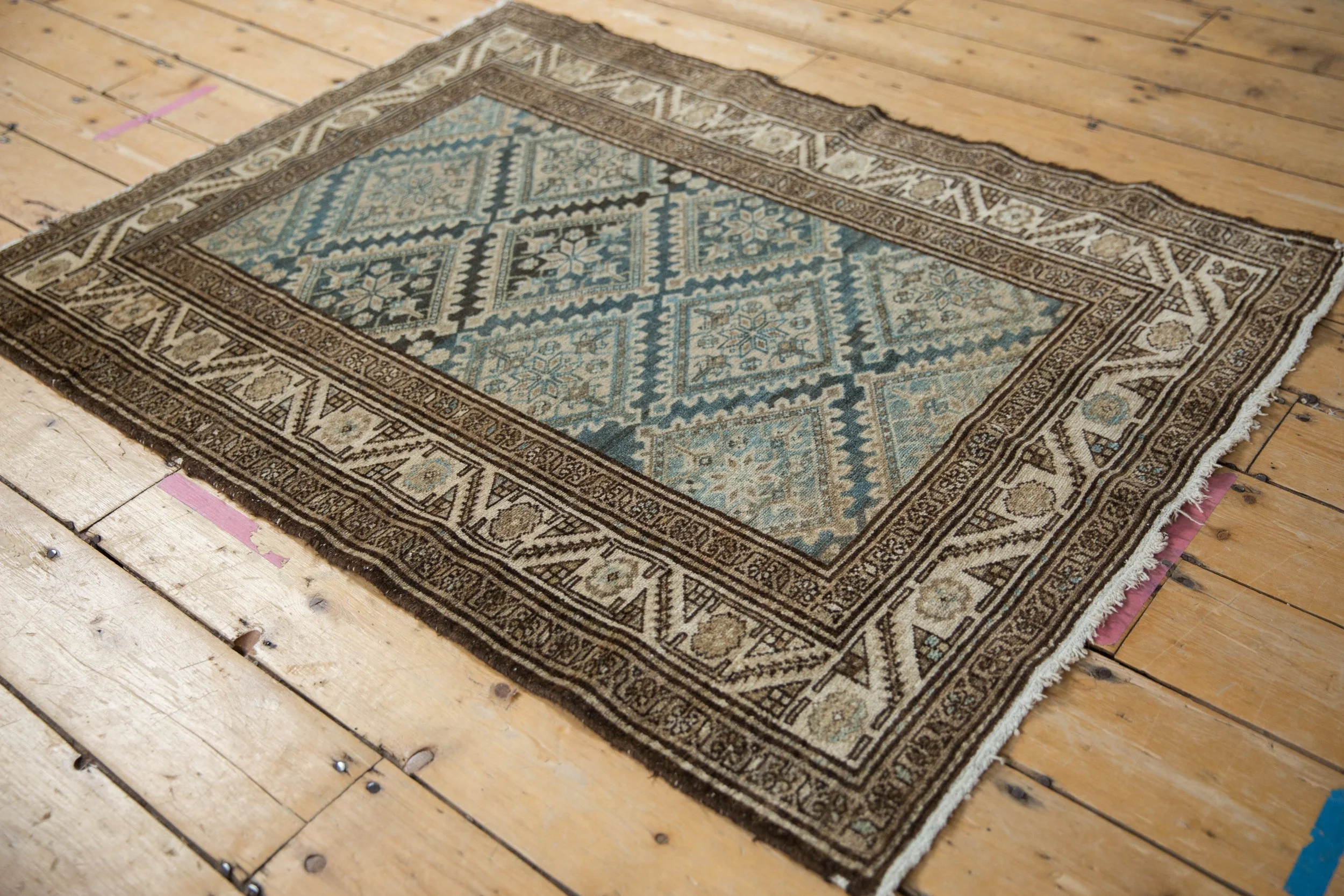 3x4.5 Vintage Fine Distressed Malayer Rug - Image 4