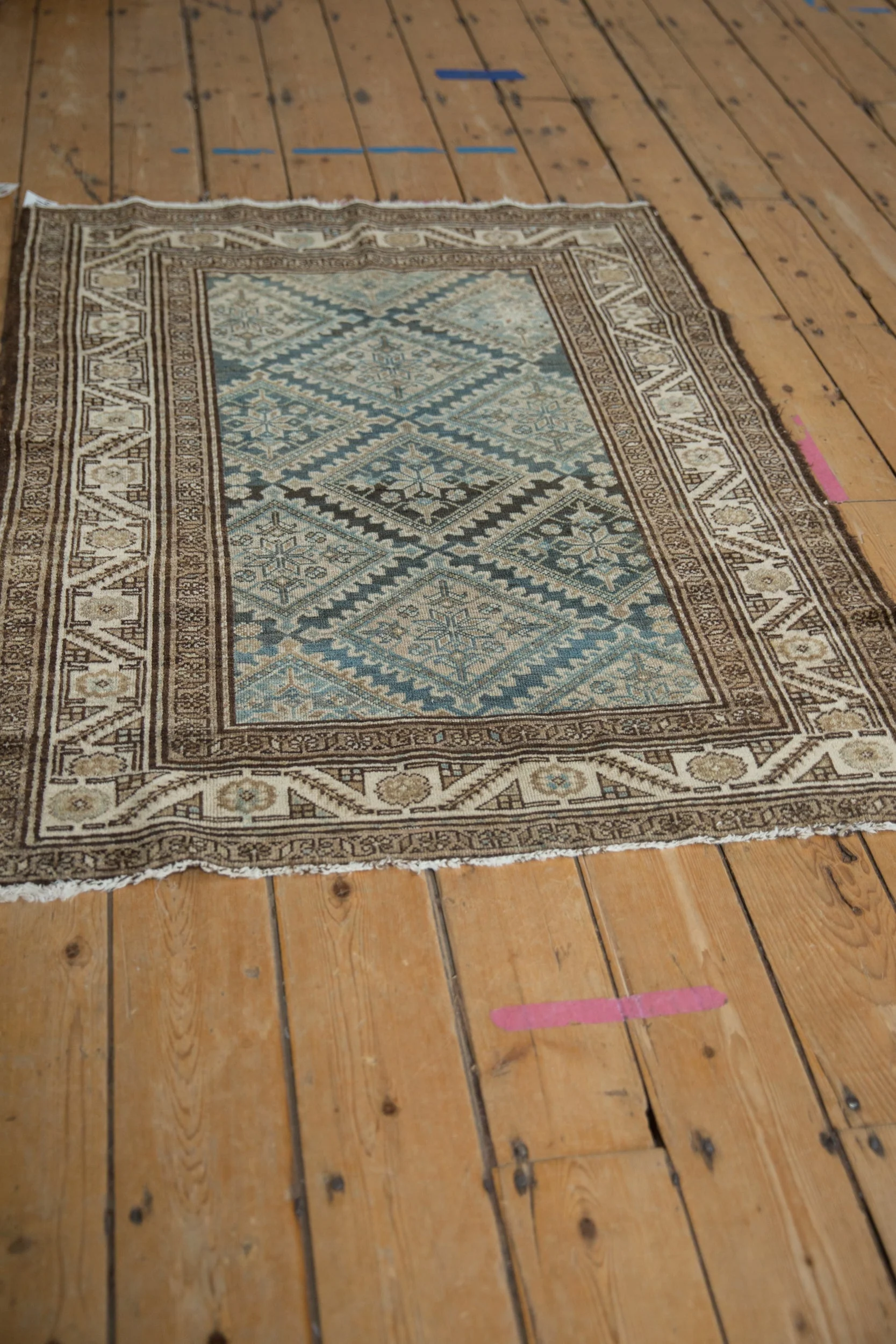 3x4.5 Vintage Fine Distressed Malayer Rug - Image 6