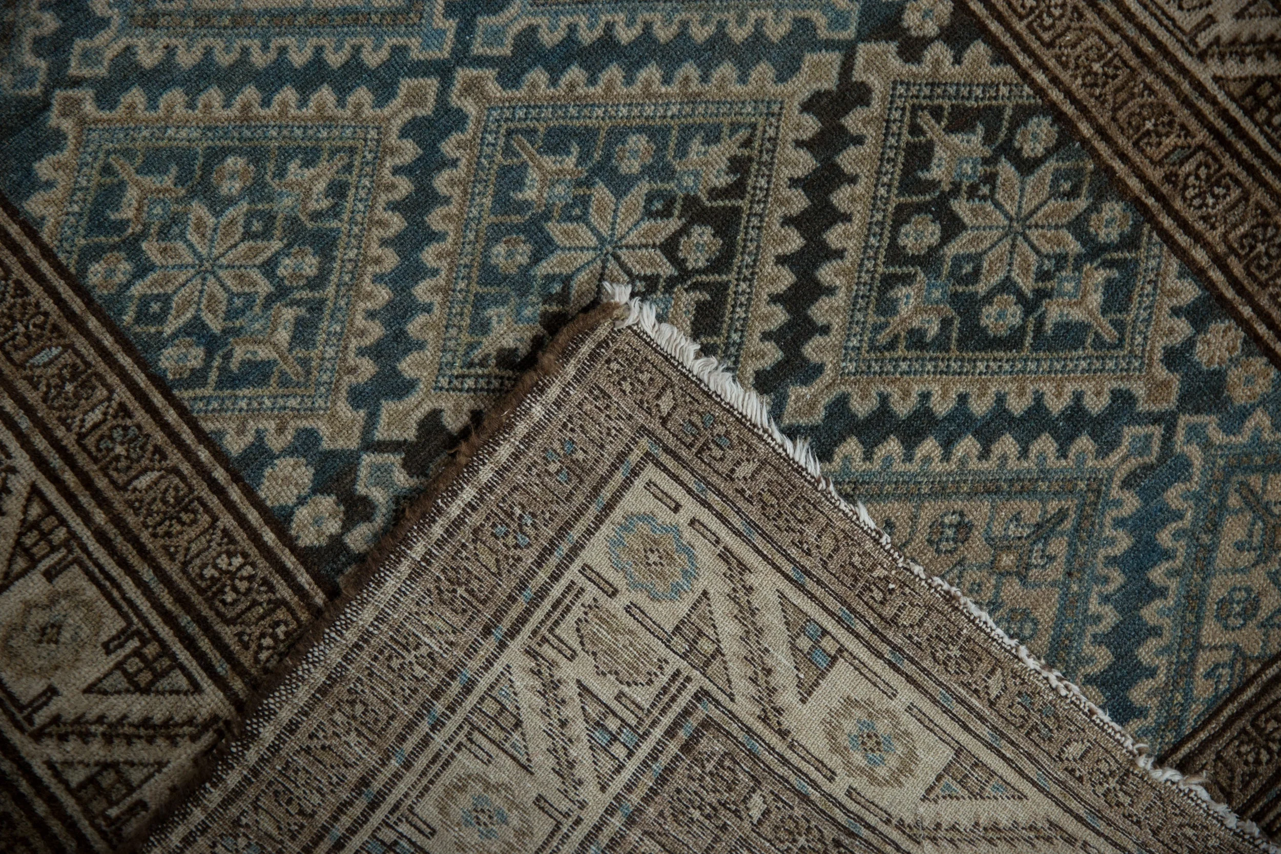 3x4.5 Vintage Fine Distressed Malayer Rug - Image 8