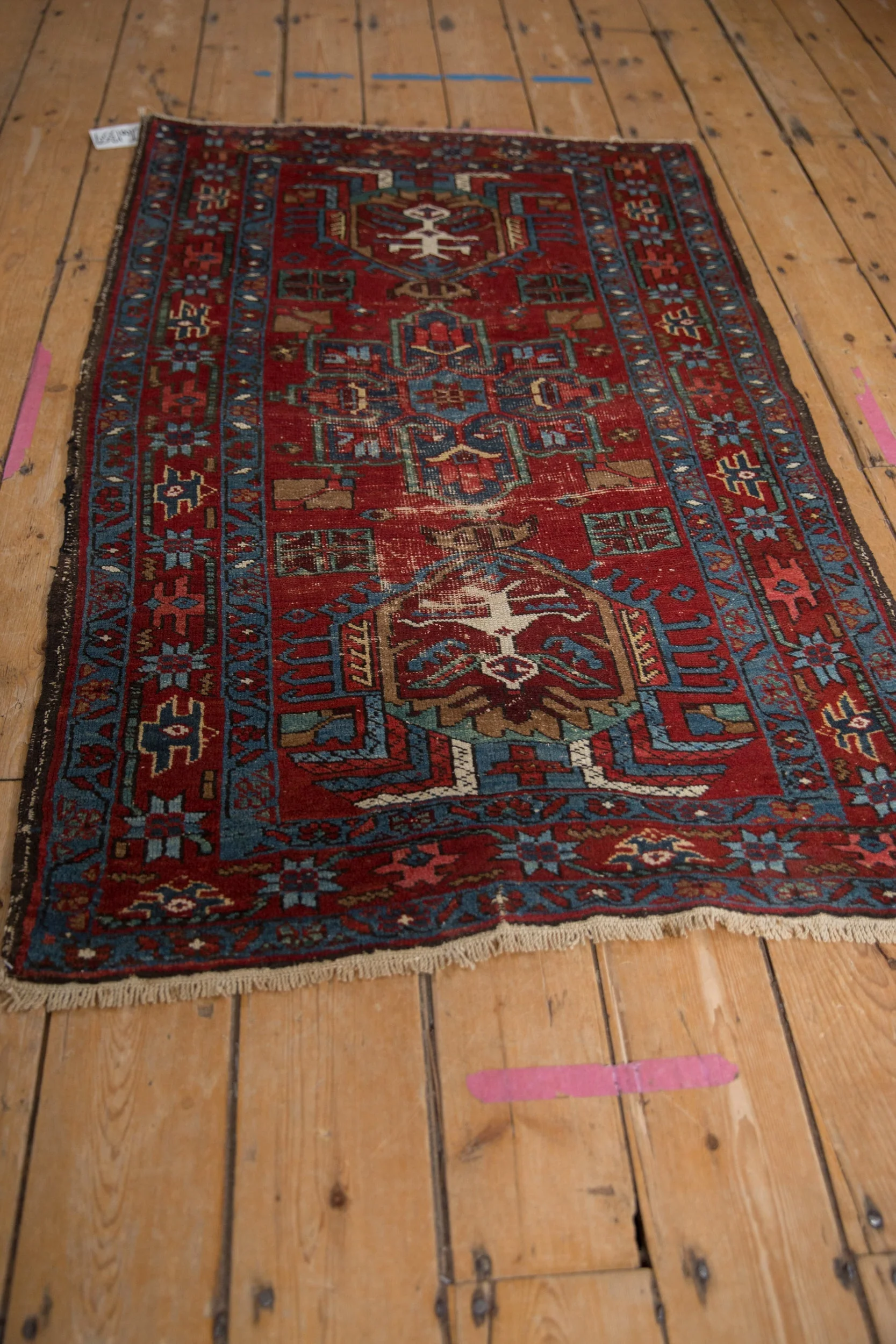 3x4.5 Vintage Fine Karaja Rug - Image 3