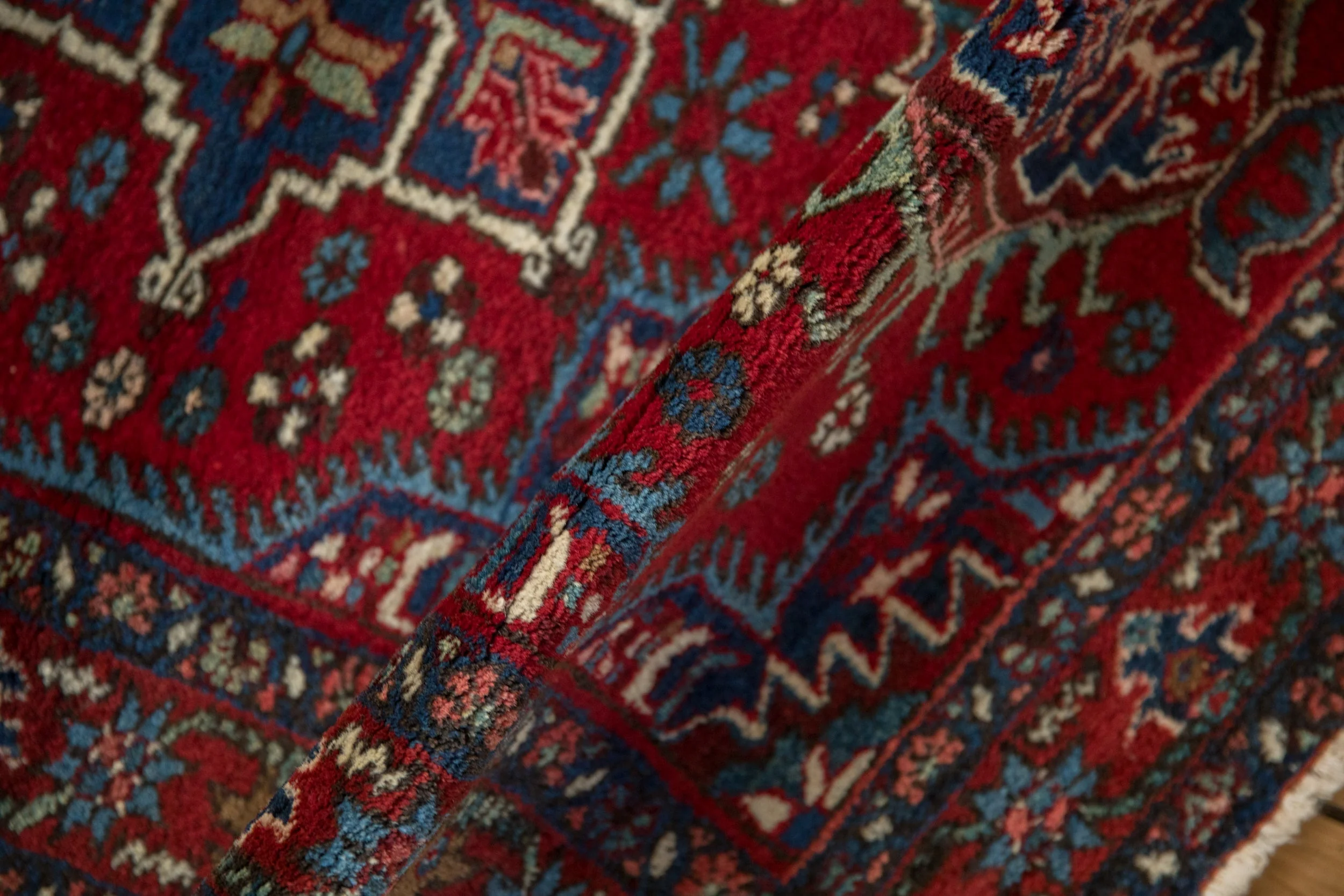 3x4.5 Vintage Fine Karaja Rug - Image 11