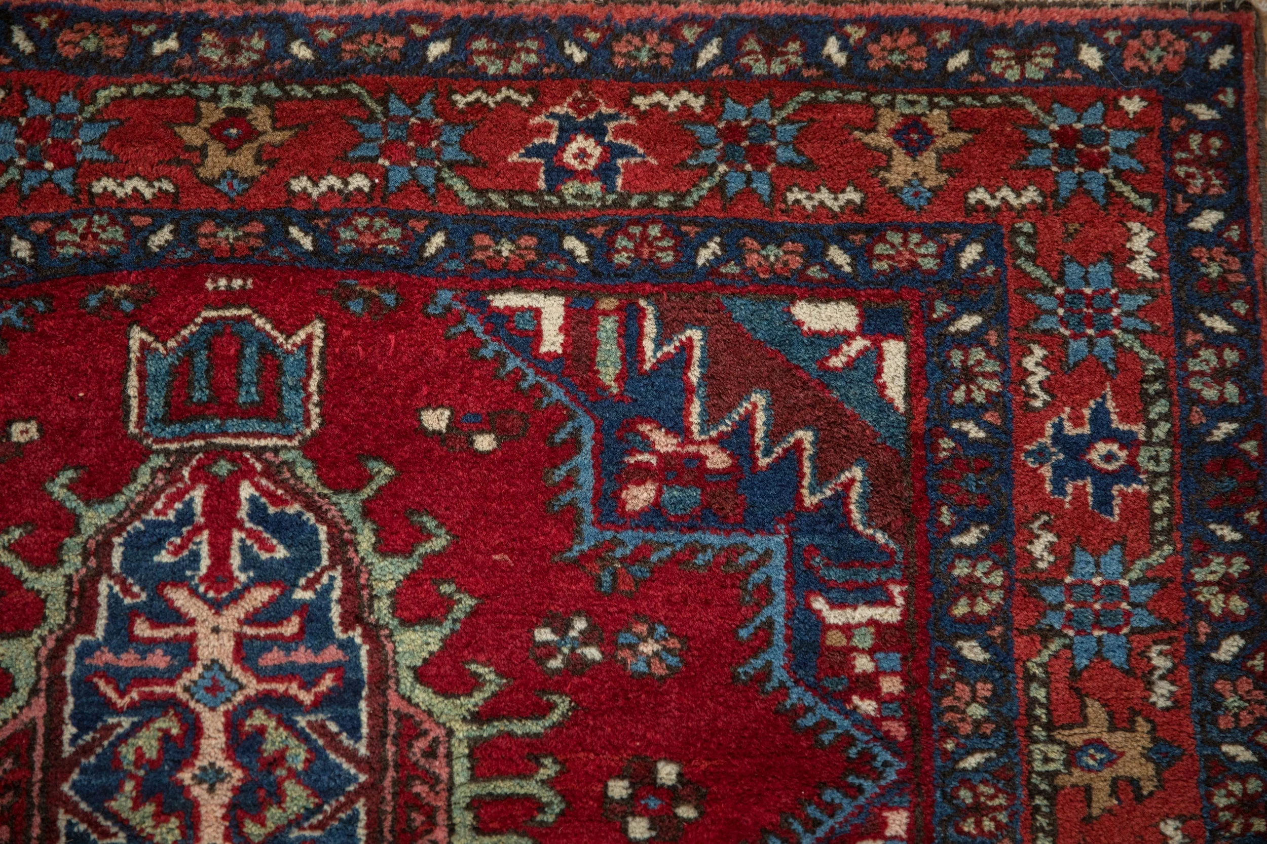 3x4.5 Vintage Fine Karaja Rug - Image 3