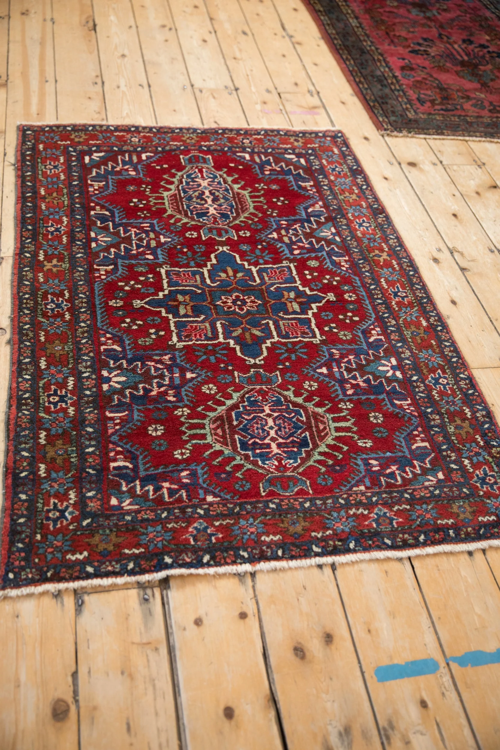 3x4.5 Vintage Fine Karaja Rug - Image 9