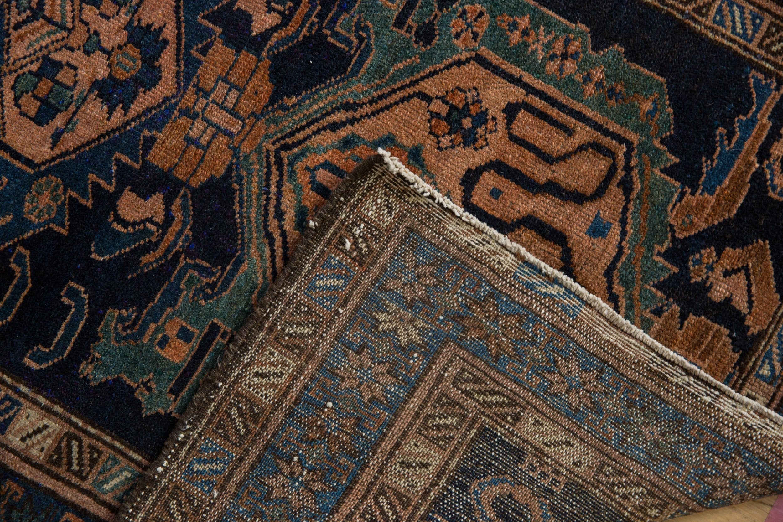 3x4.5 Vintage Fine Malayer Rug - Image 10
