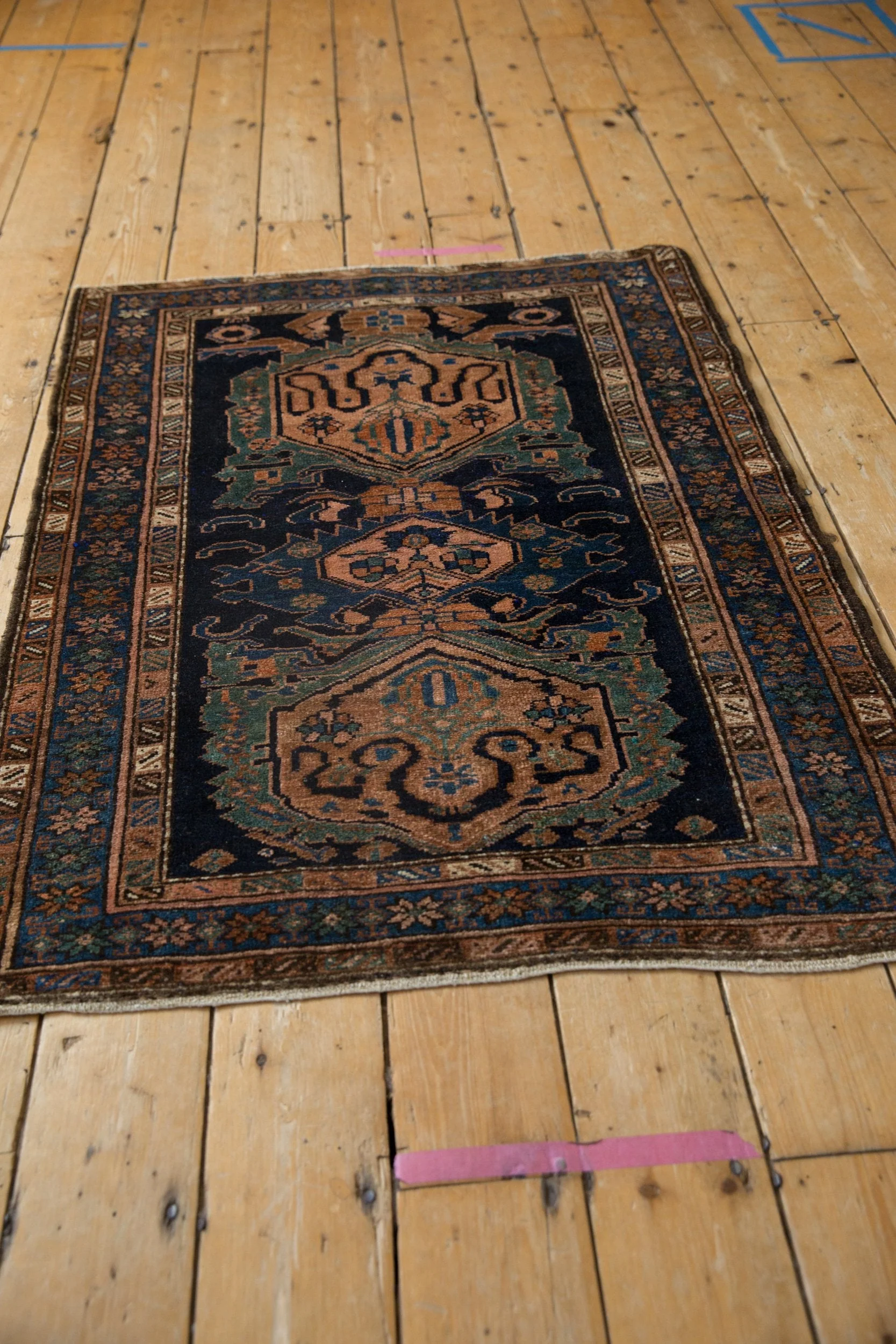 3x4.5 Vintage Fine Malayer Rug - Image 4