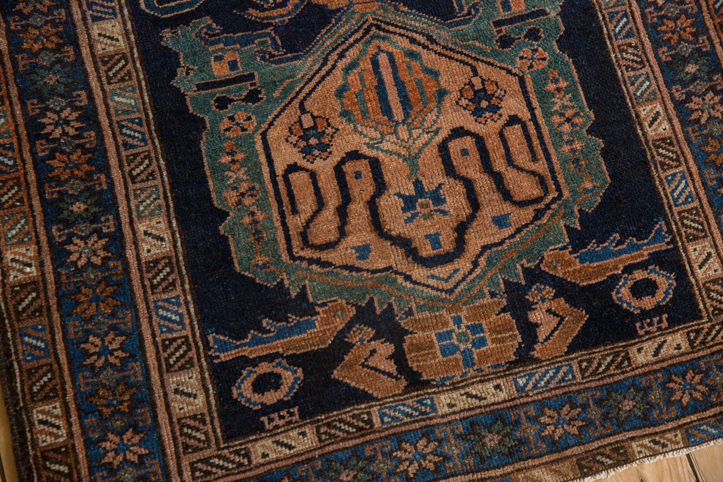 3x4.5 Vintage Fine Malayer Rug - Image 8