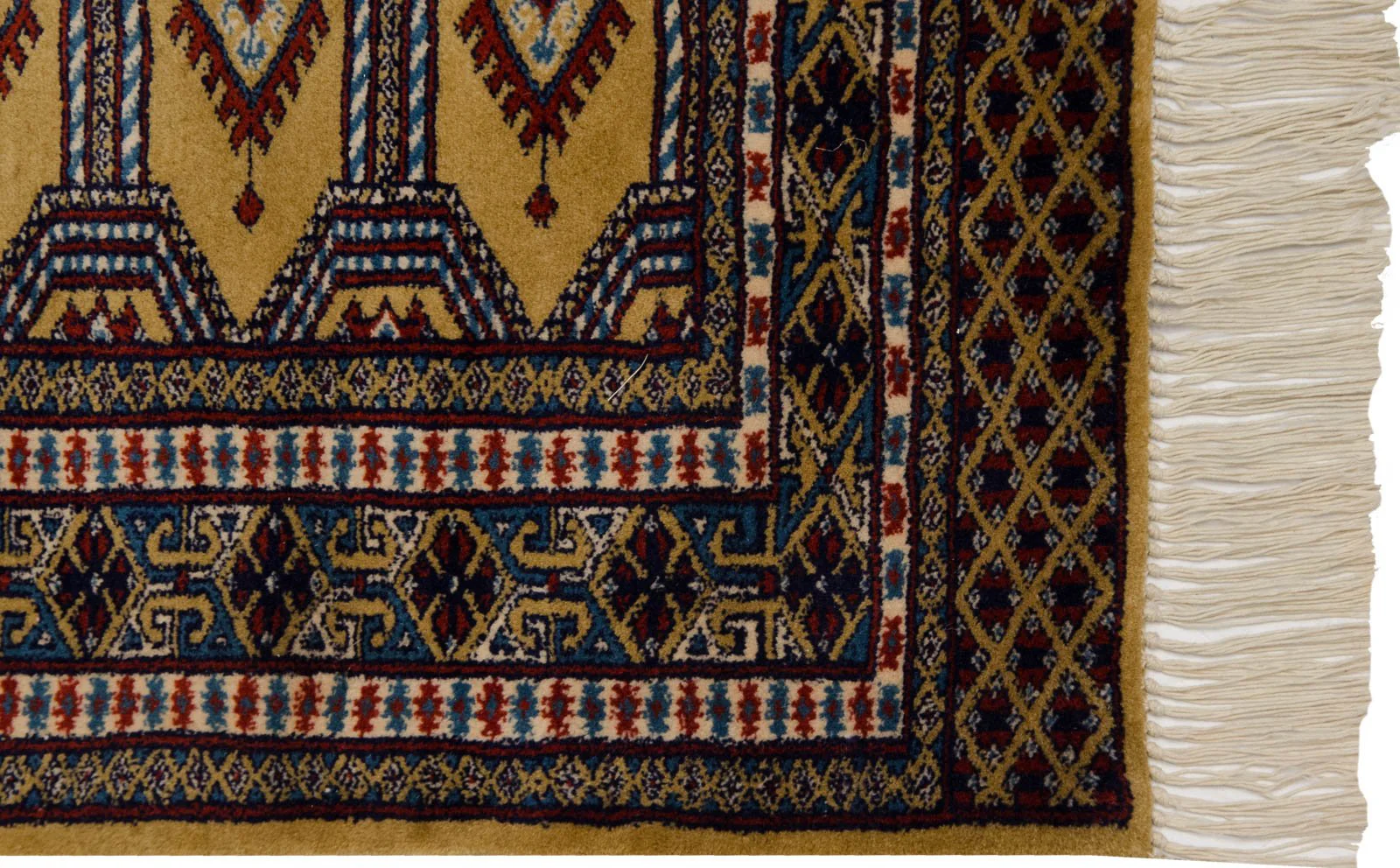 3x4.5 Vintage Fine Pakistani Turkmen Design Rug - Image 6