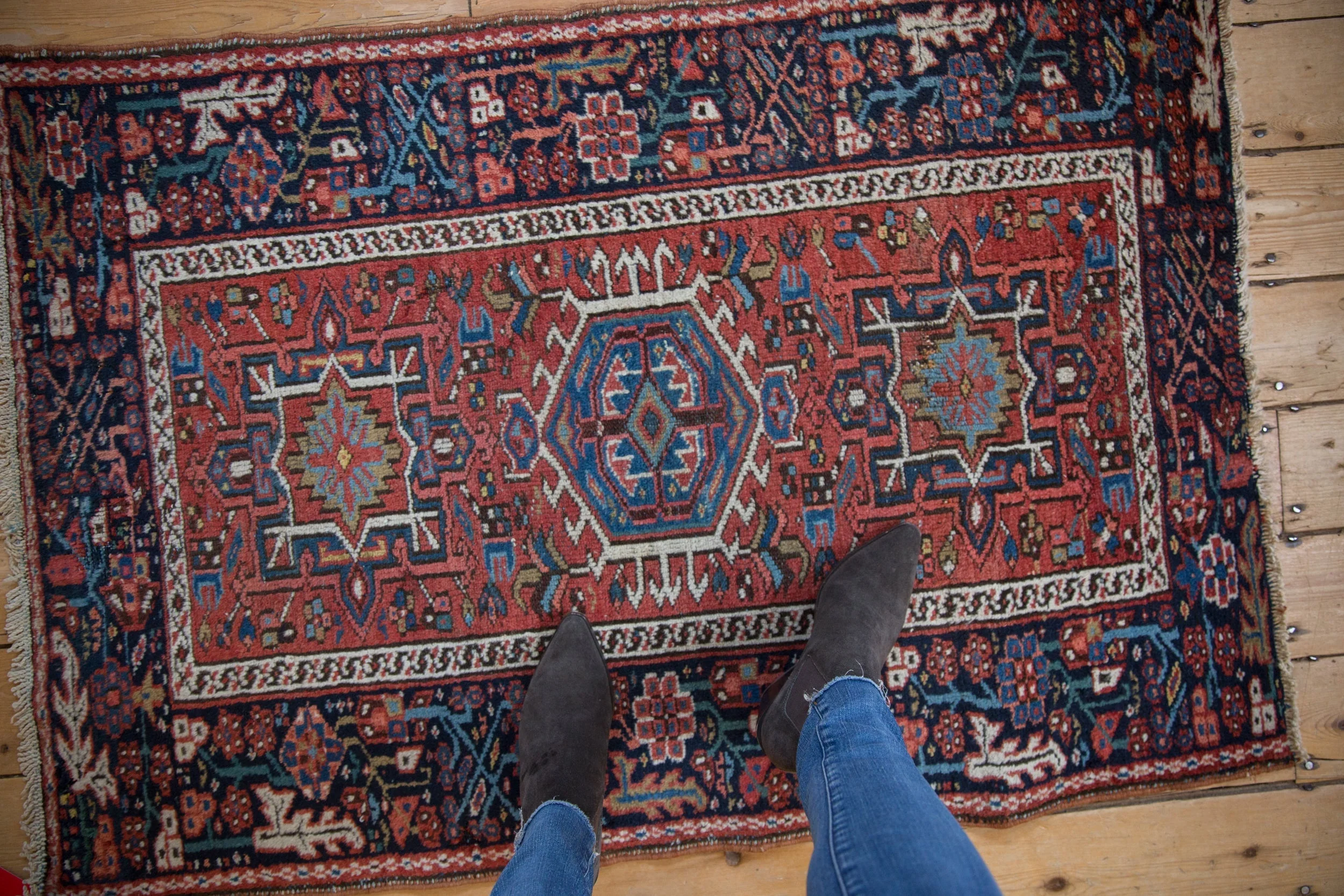 3x4.5 Vintage Karaja Rug - Image 2