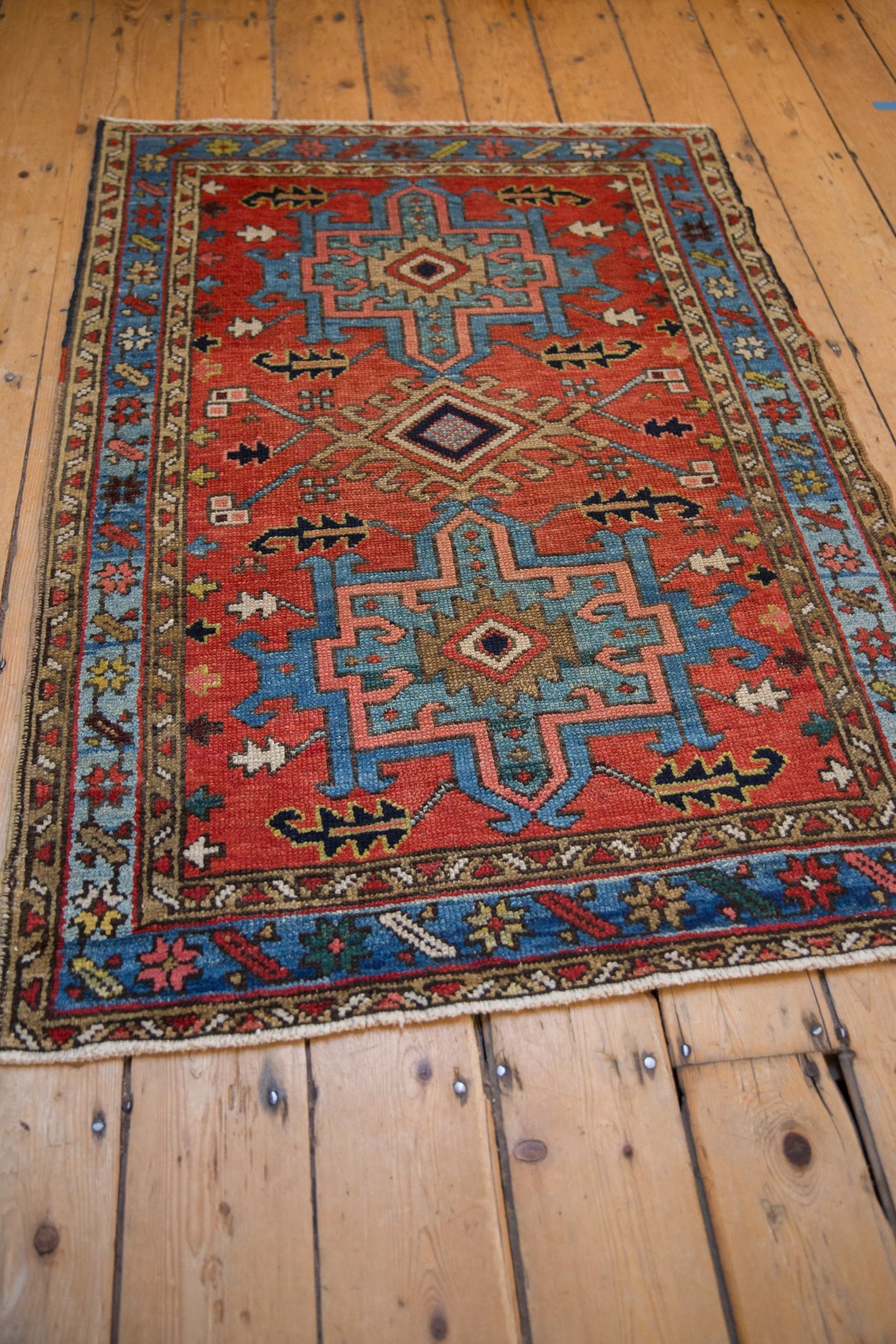 3x4.5 Vintage Karaja Rug - Image 7