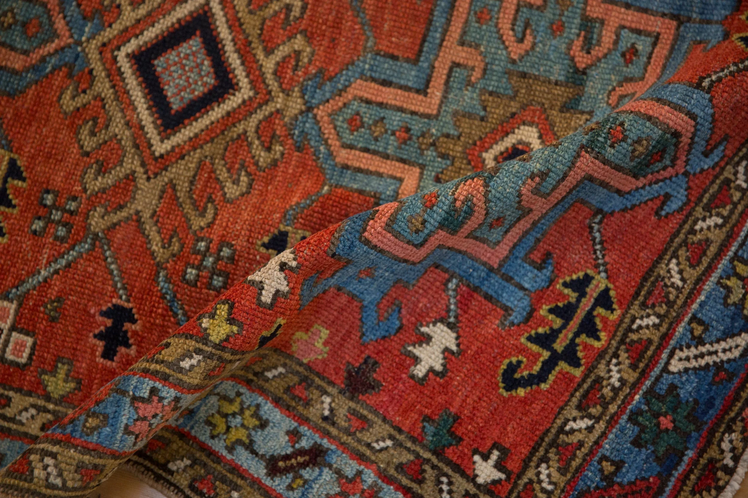 3x4.5 Vintage Karaja Rug - Image 8