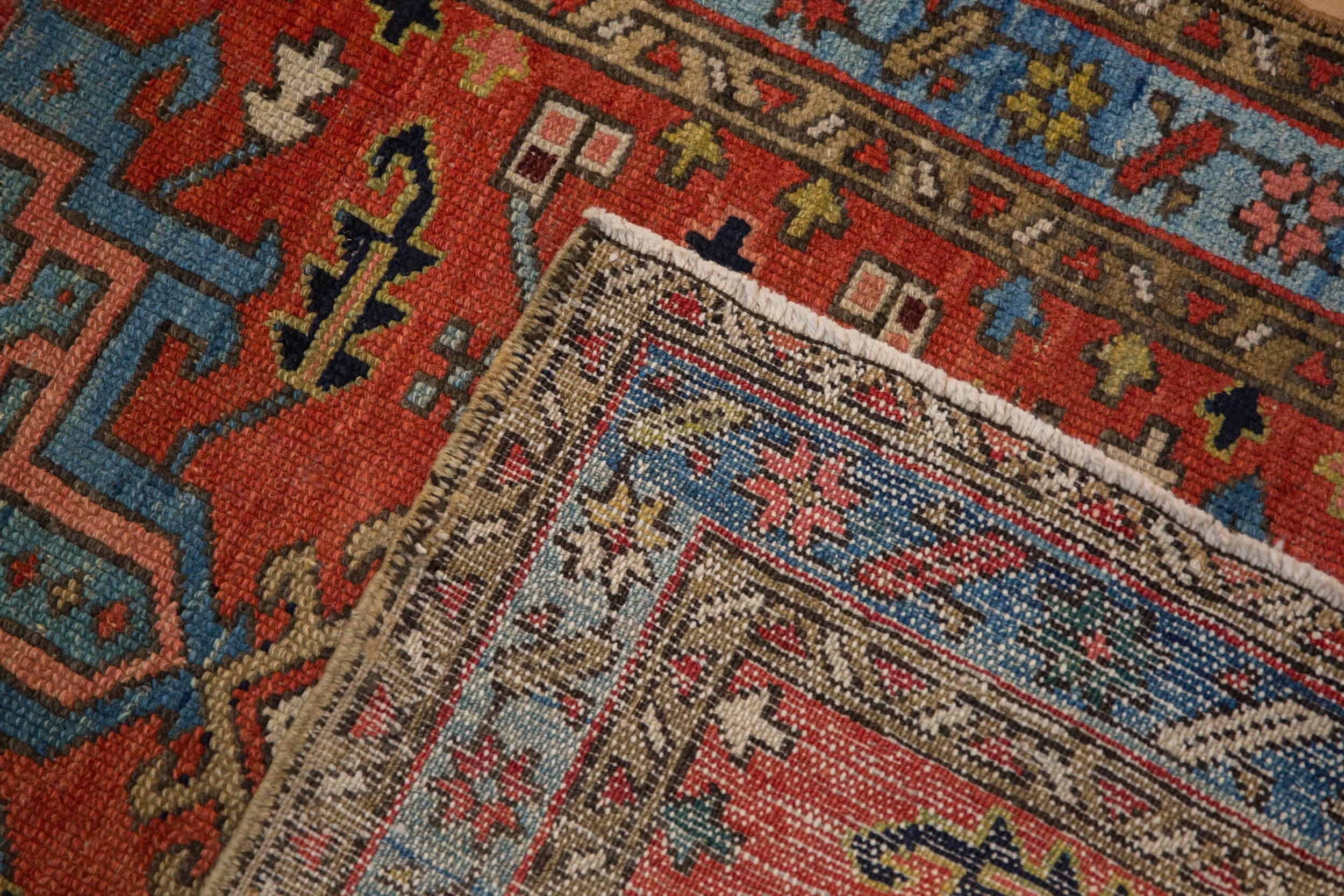 3x4.5 Vintage Karaja Rug - Image 9