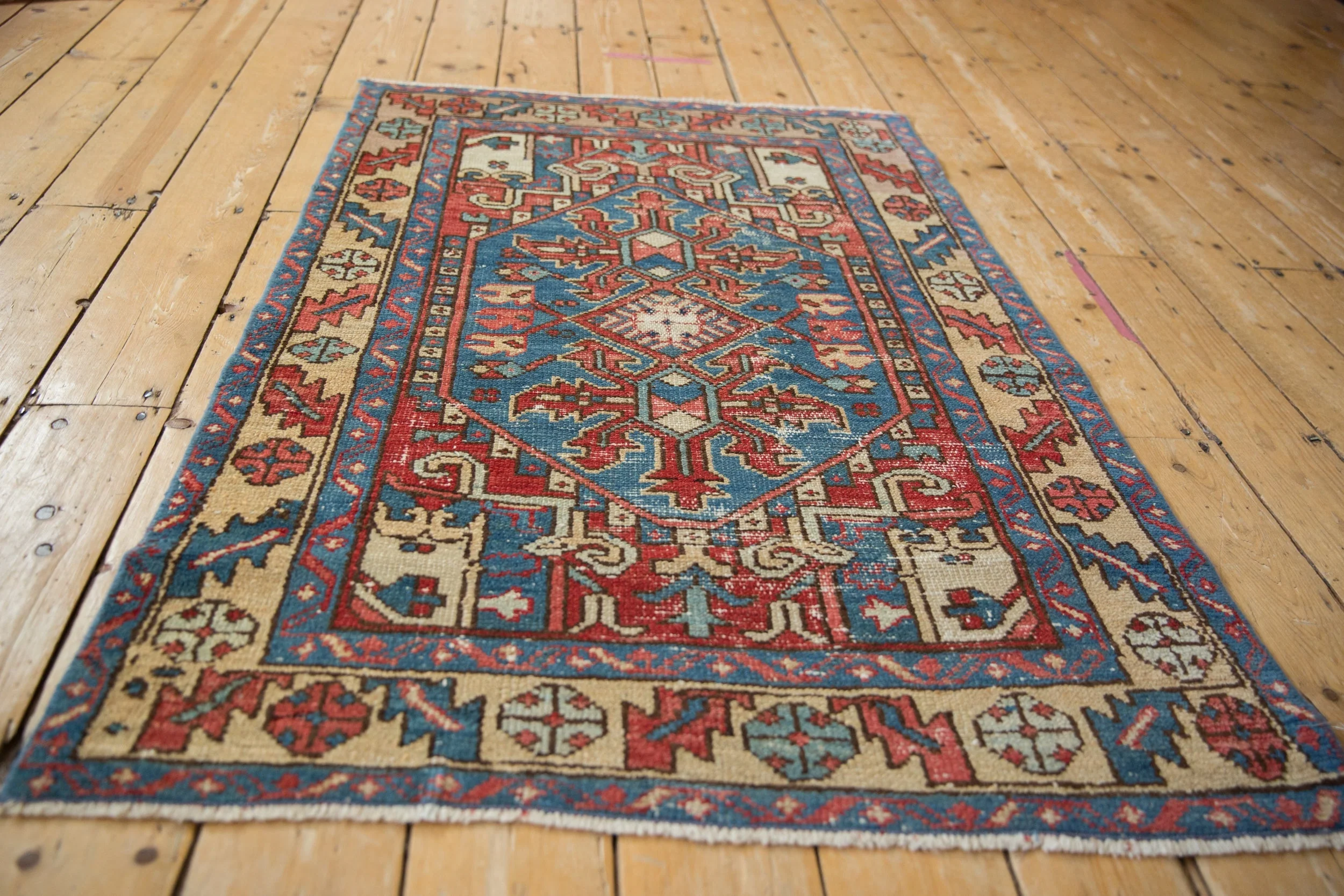 3x4.5 Vintage Karaja Rug - Image 7