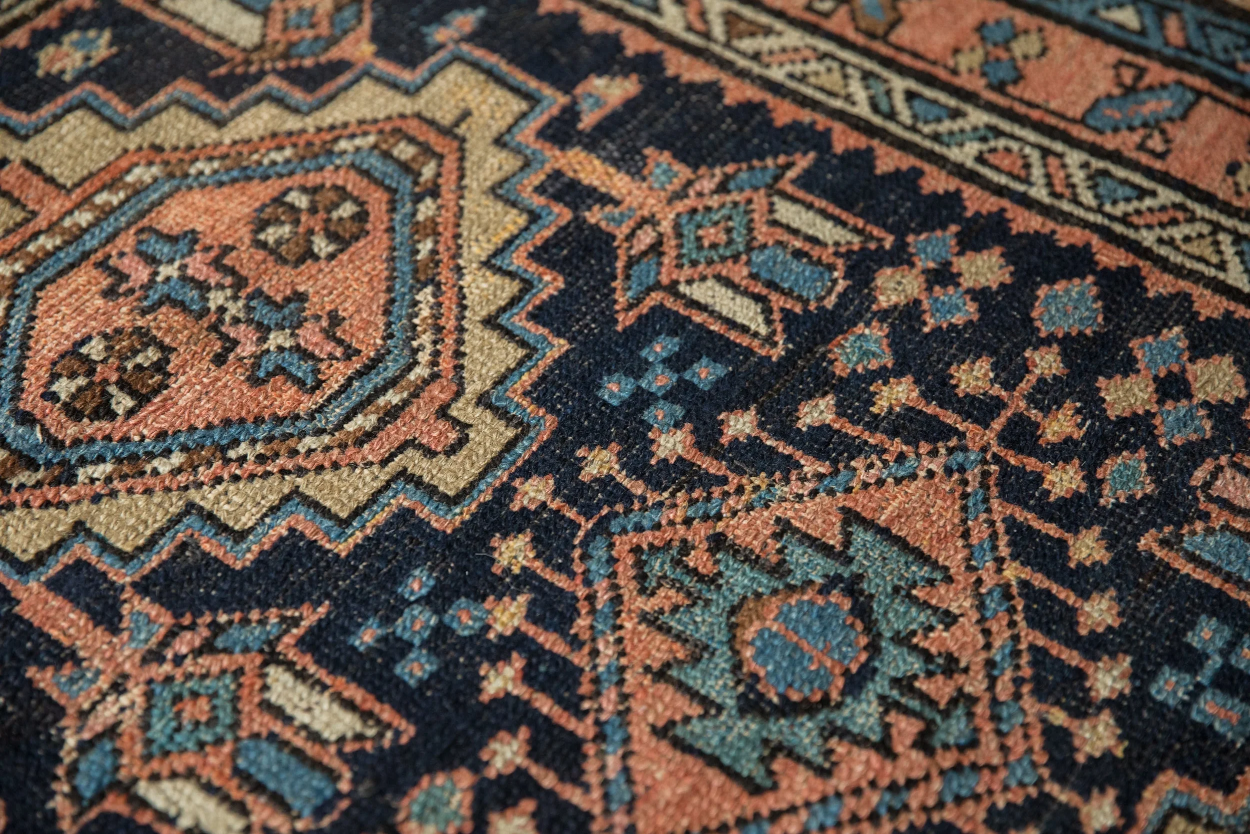 3x4.5 Vintage Karaja Rug - Image 9
