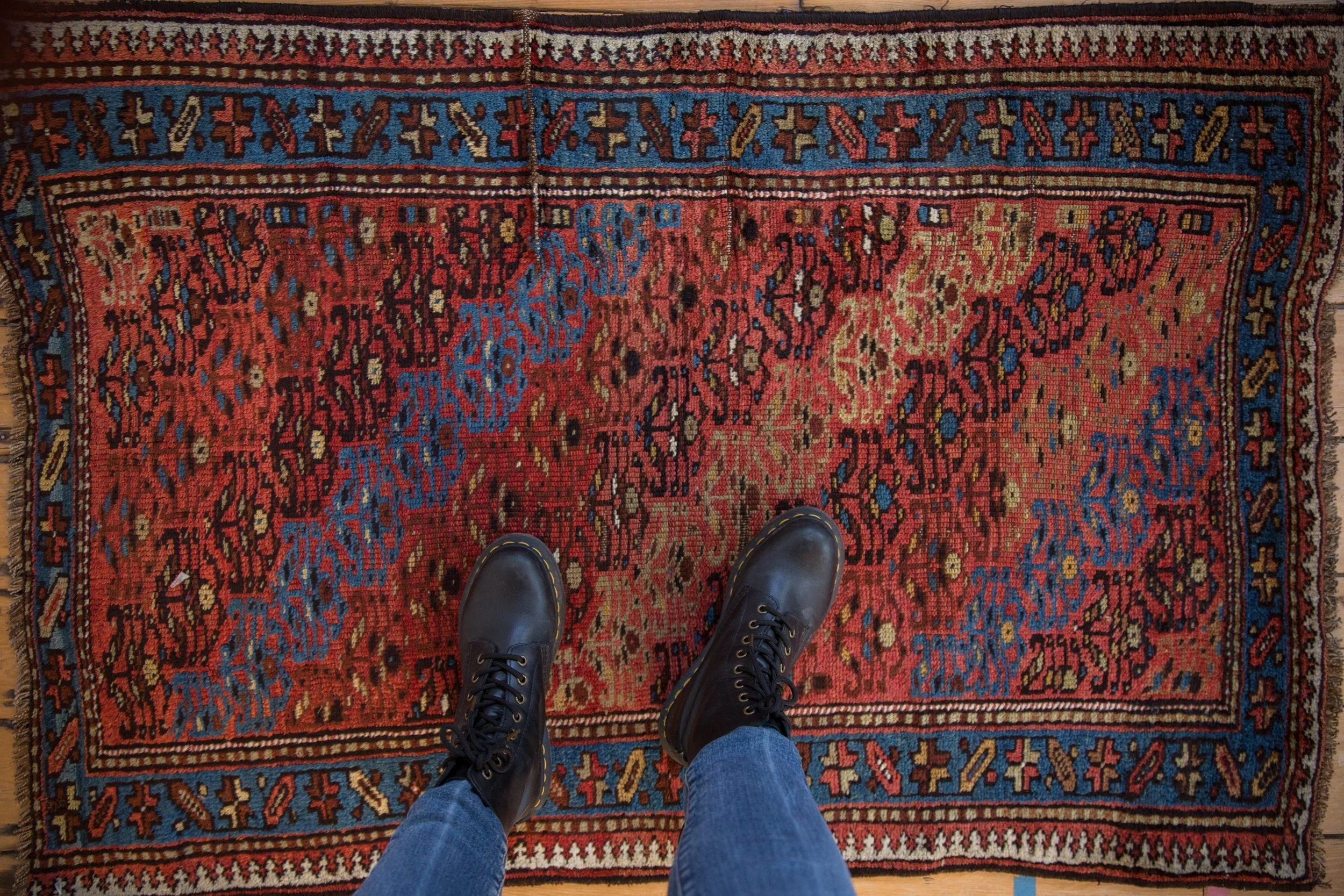 3x4.5 Vintage Kurd Rug - Image 2