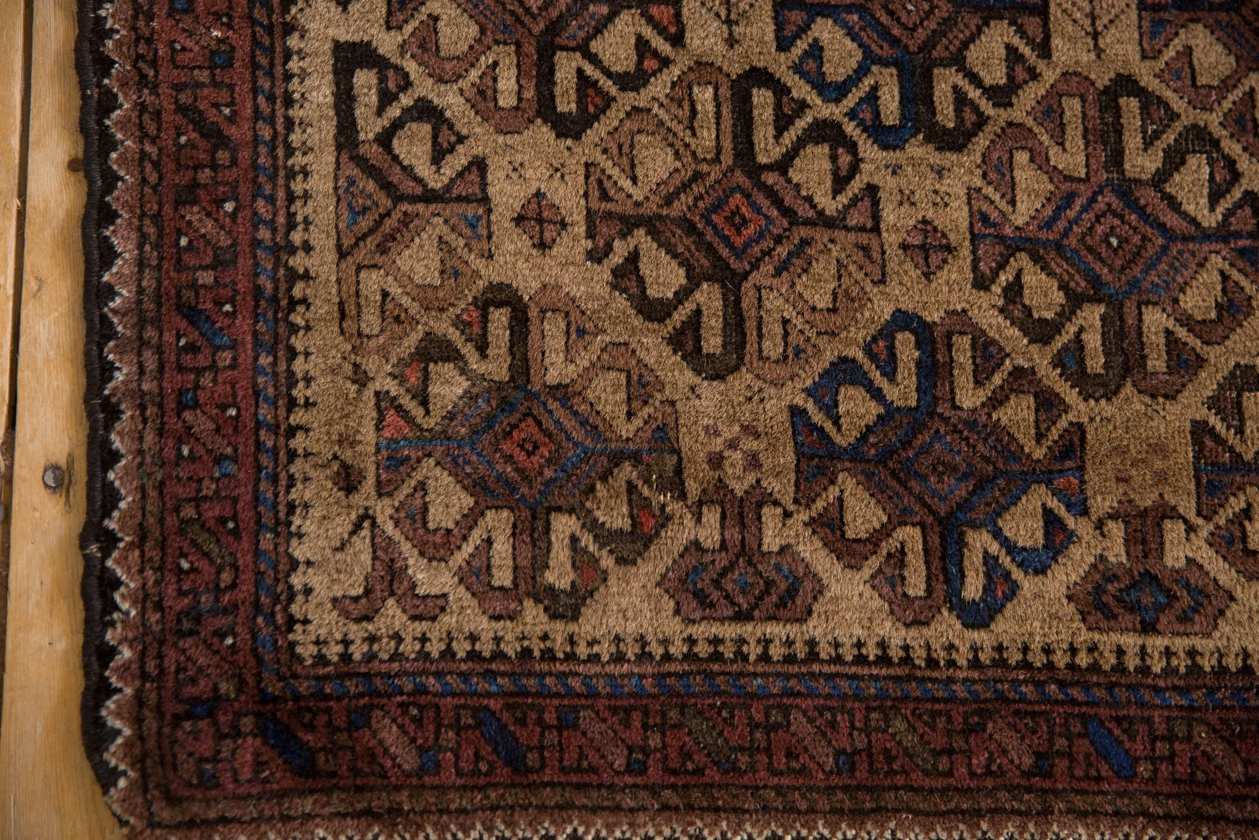 3x4 Vintage Belouch Square Rug - Image 5