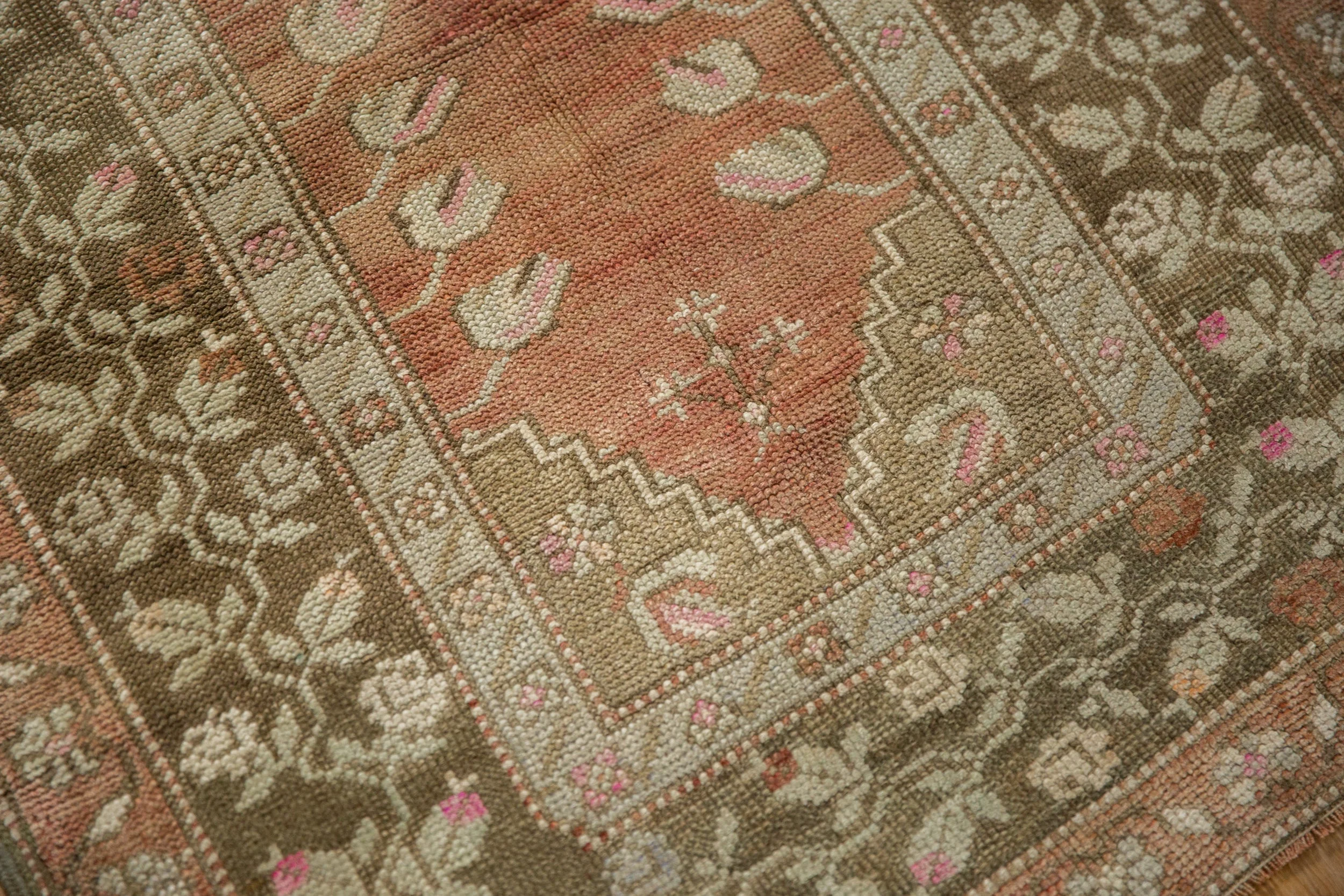 3x4 Vintage Distressed Melas Square Rug - Image 7