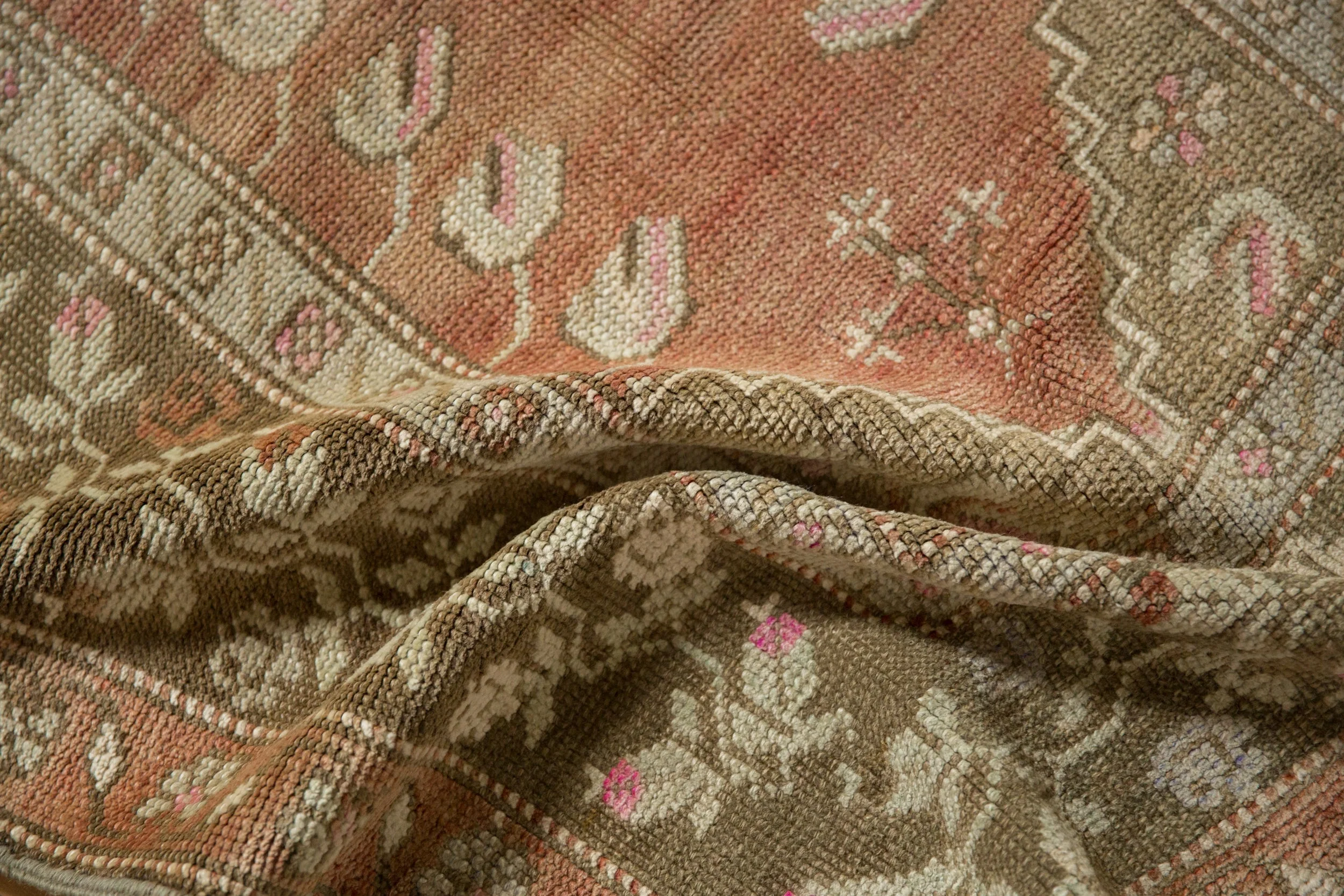 3x4 Vintage Distressed Melas Square Rug - Image 8