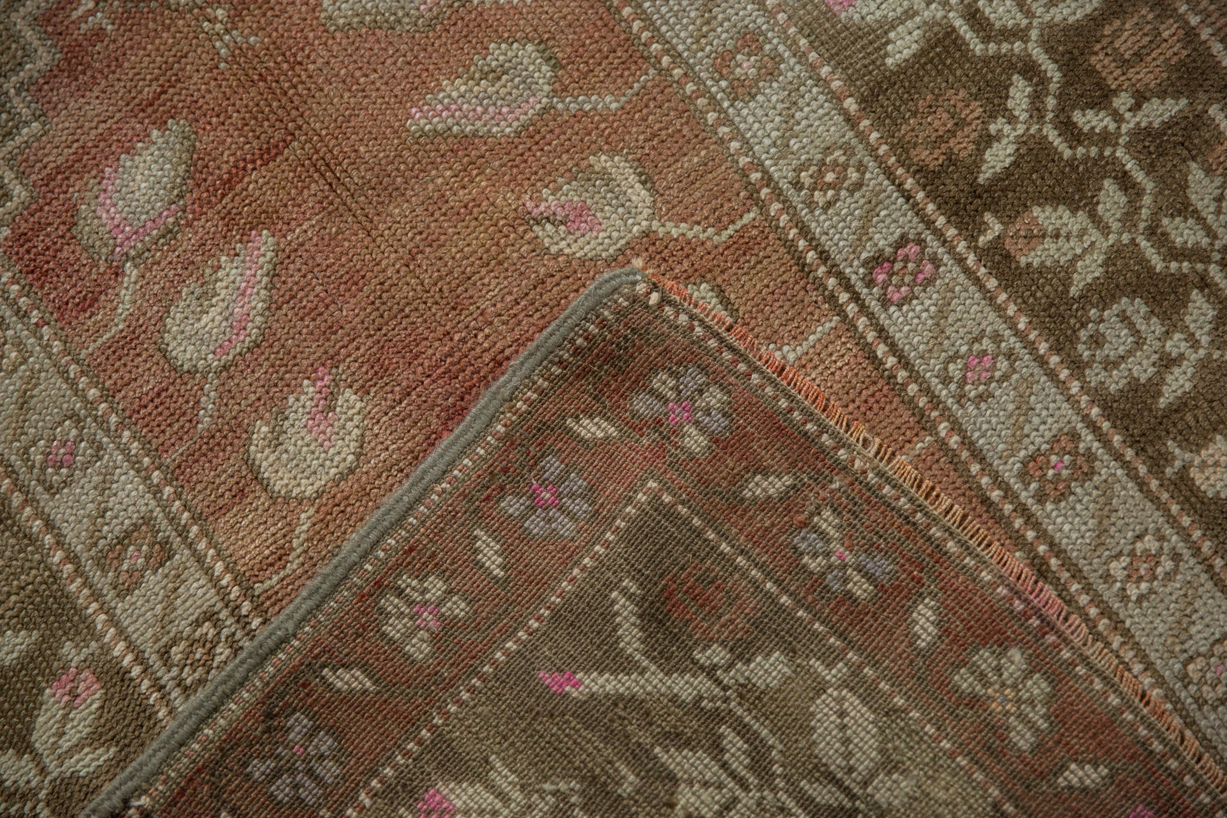 3x4 Vintage Distressed Melas Square Rug - Image 9