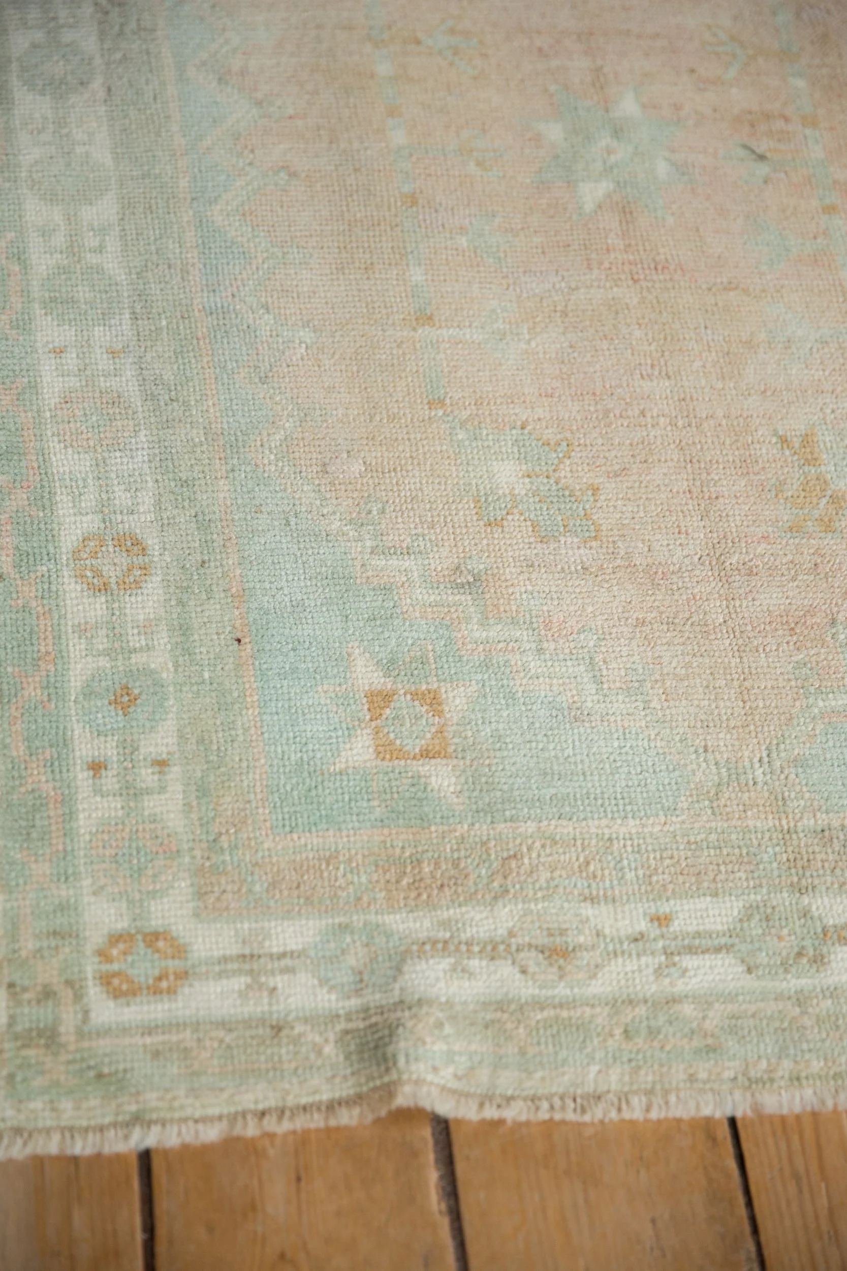 3x4 Vintage Distressed Oushak Square Rug - Image 5