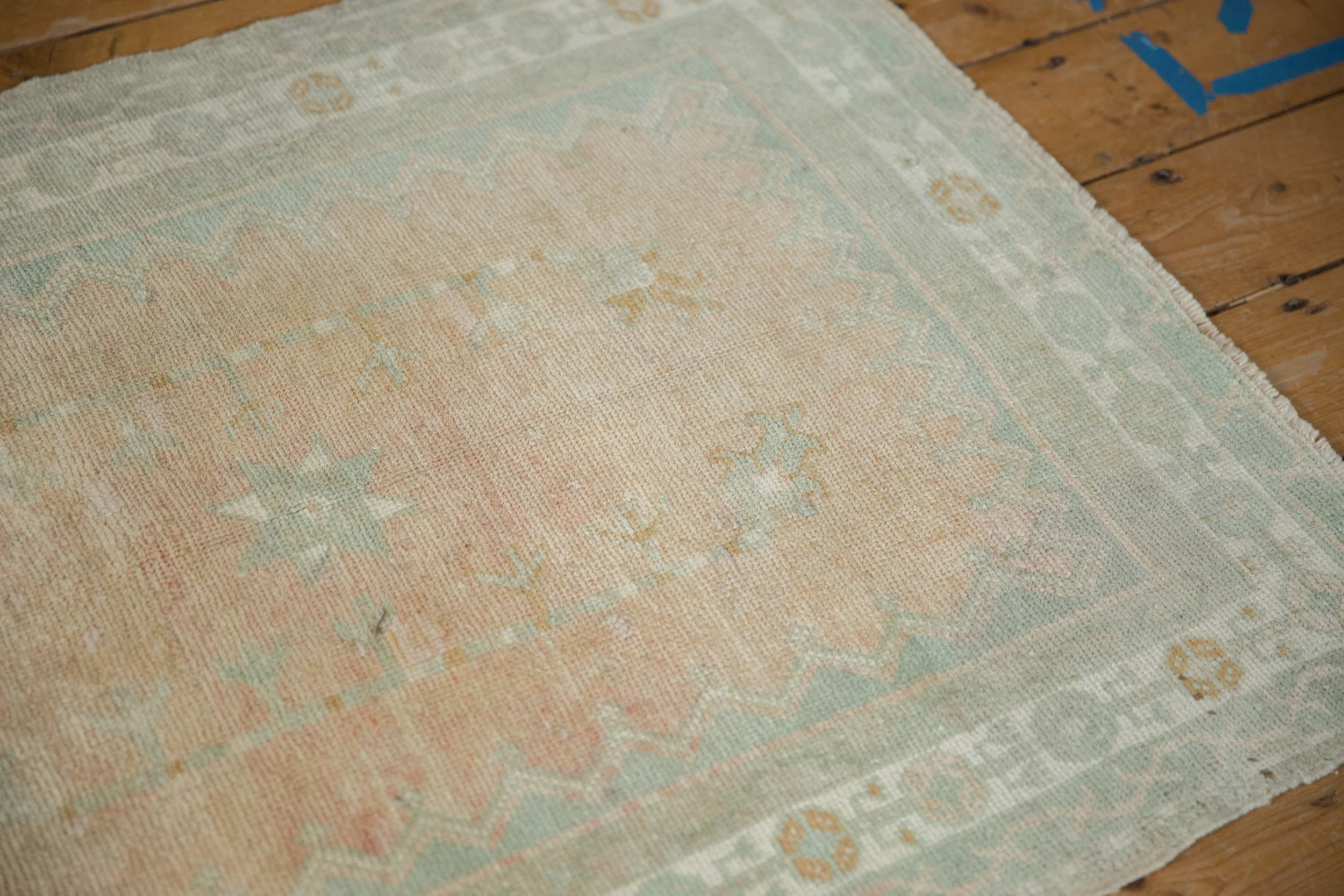 3x4 Vintage Distressed Oushak Square Rug - Image 7