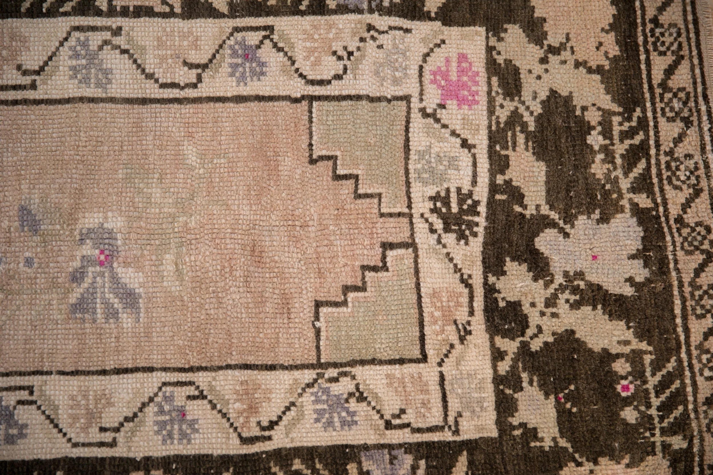 3x4 Vintage Distressed Oushak Square Rug - Image 3
