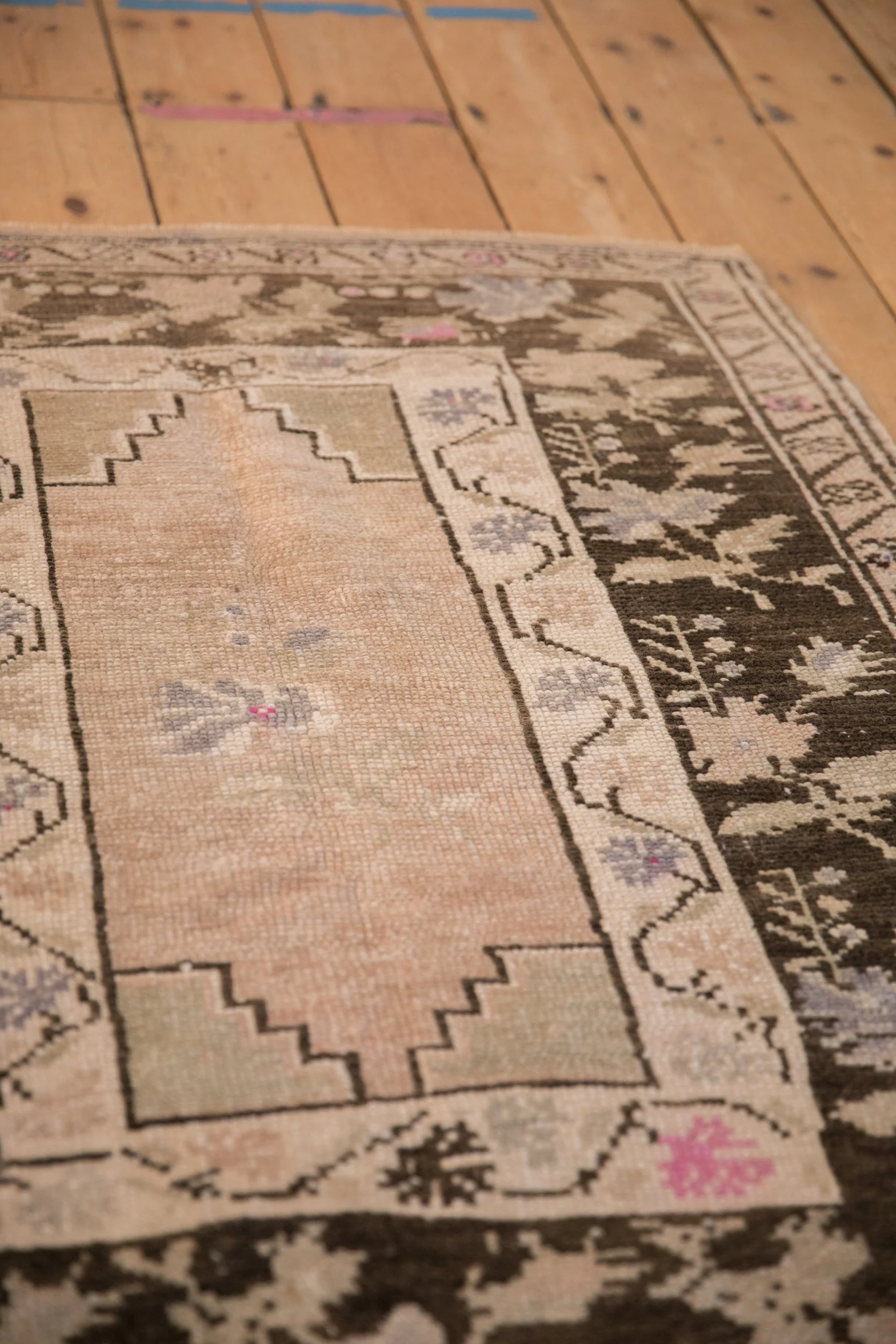 3x4 Vintage Distressed Oushak Square Rug - Image 5