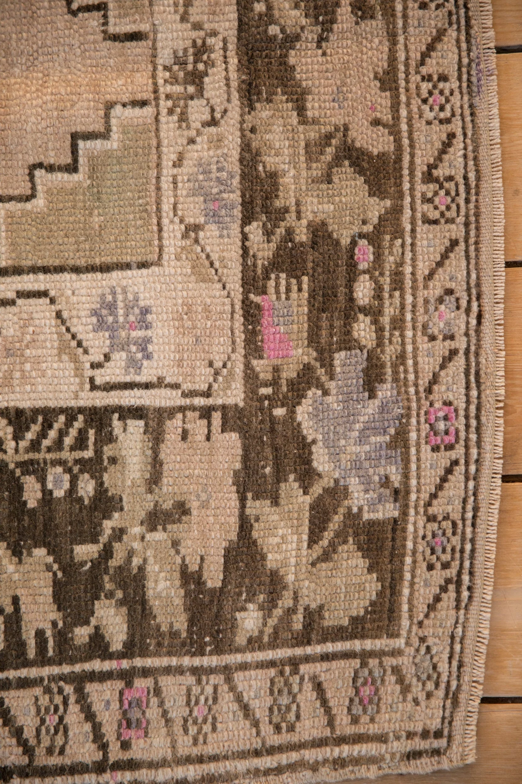 3x4 Vintage Distressed Oushak Square Rug - Image 7