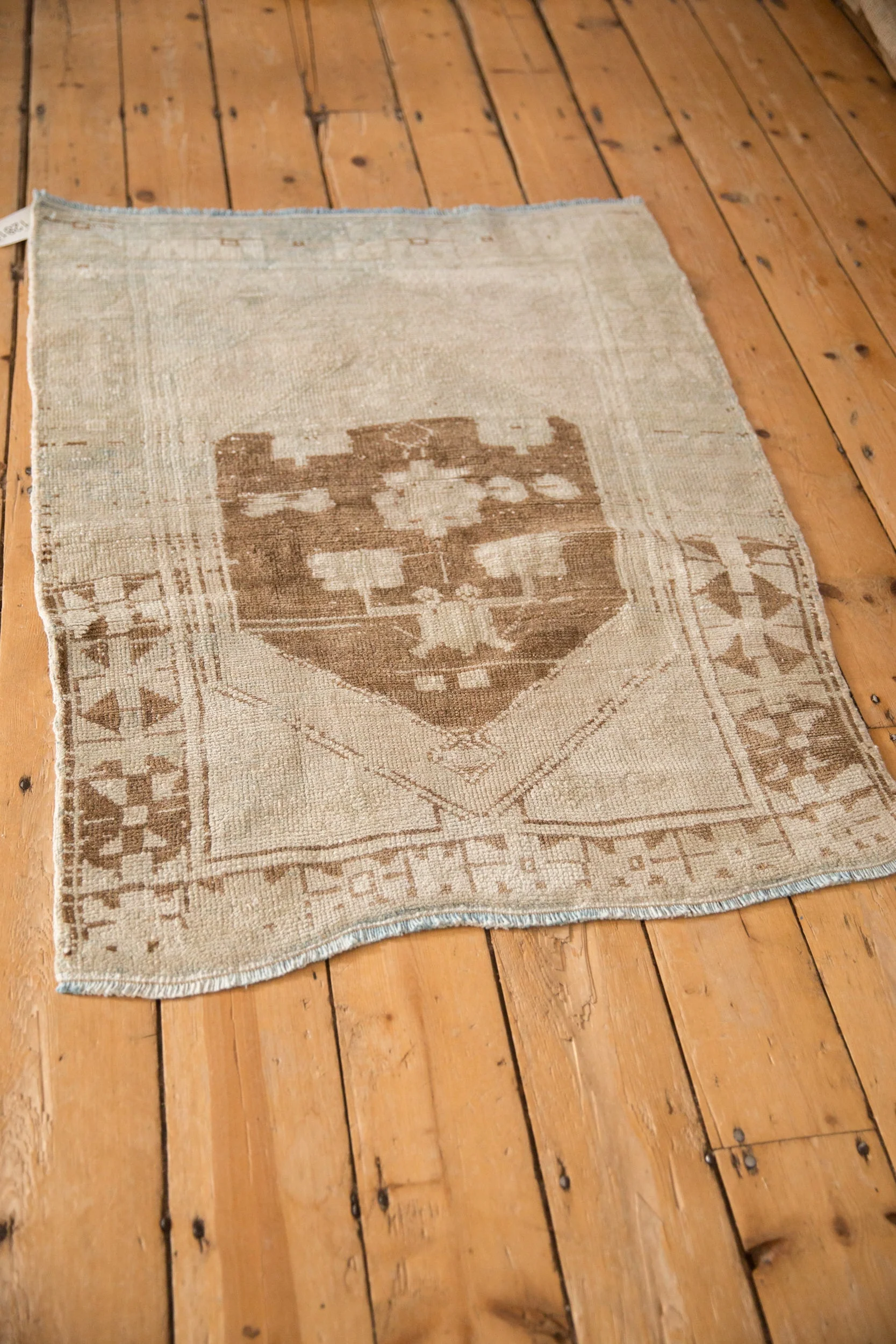 3x4 Vintage Distressed Oushak Square Rug - Image 4