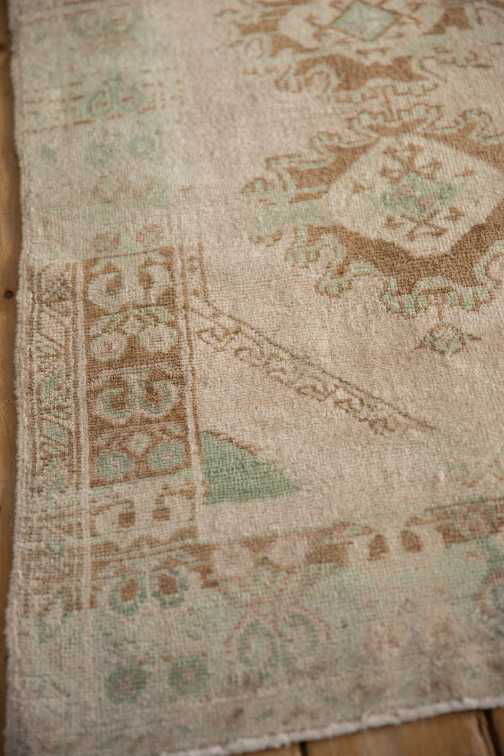 3x4 Vintage Distressed Oushak Square Rug - Image 5