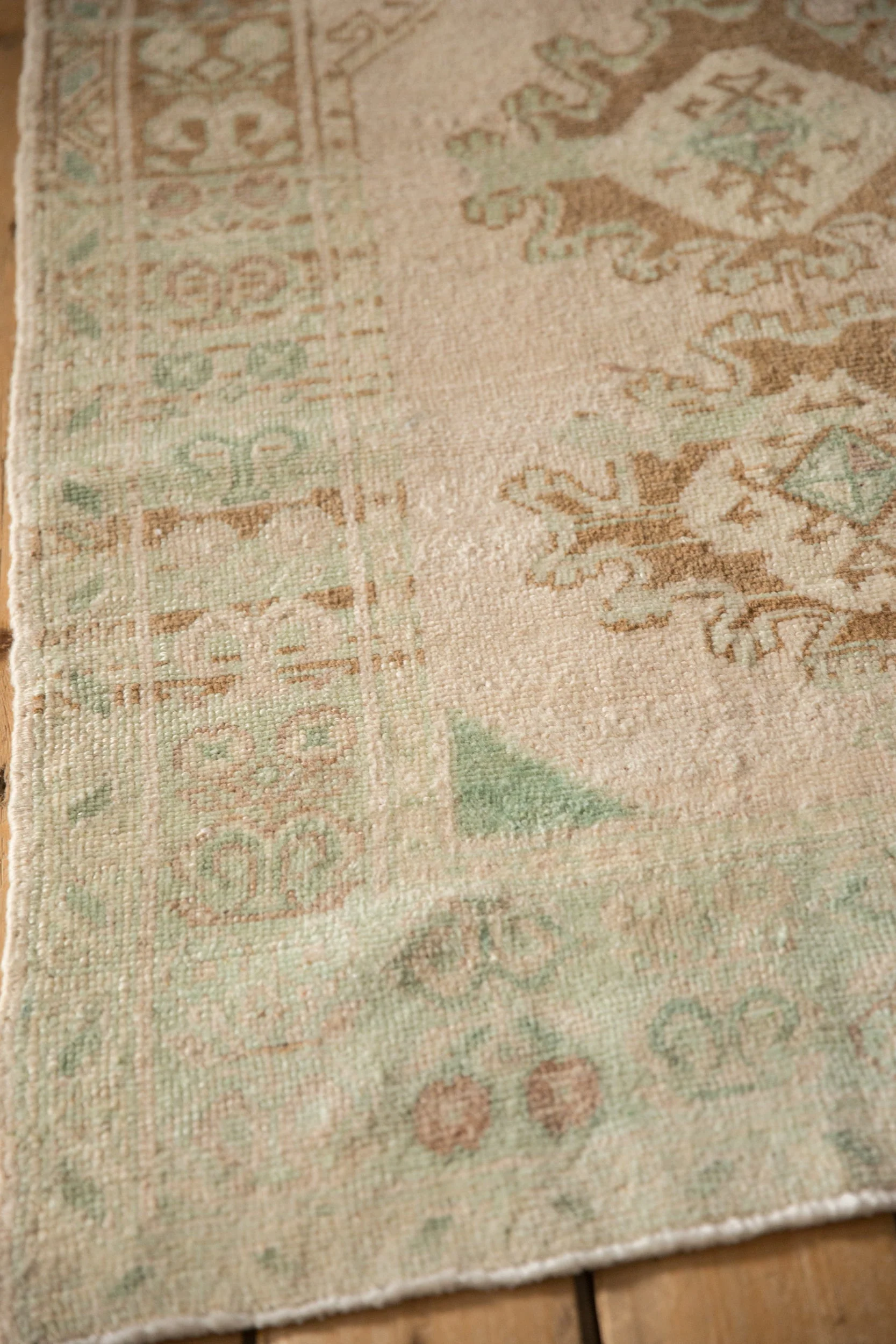 3x4 Vintage Distressed Oushak Square Rug - Image 7