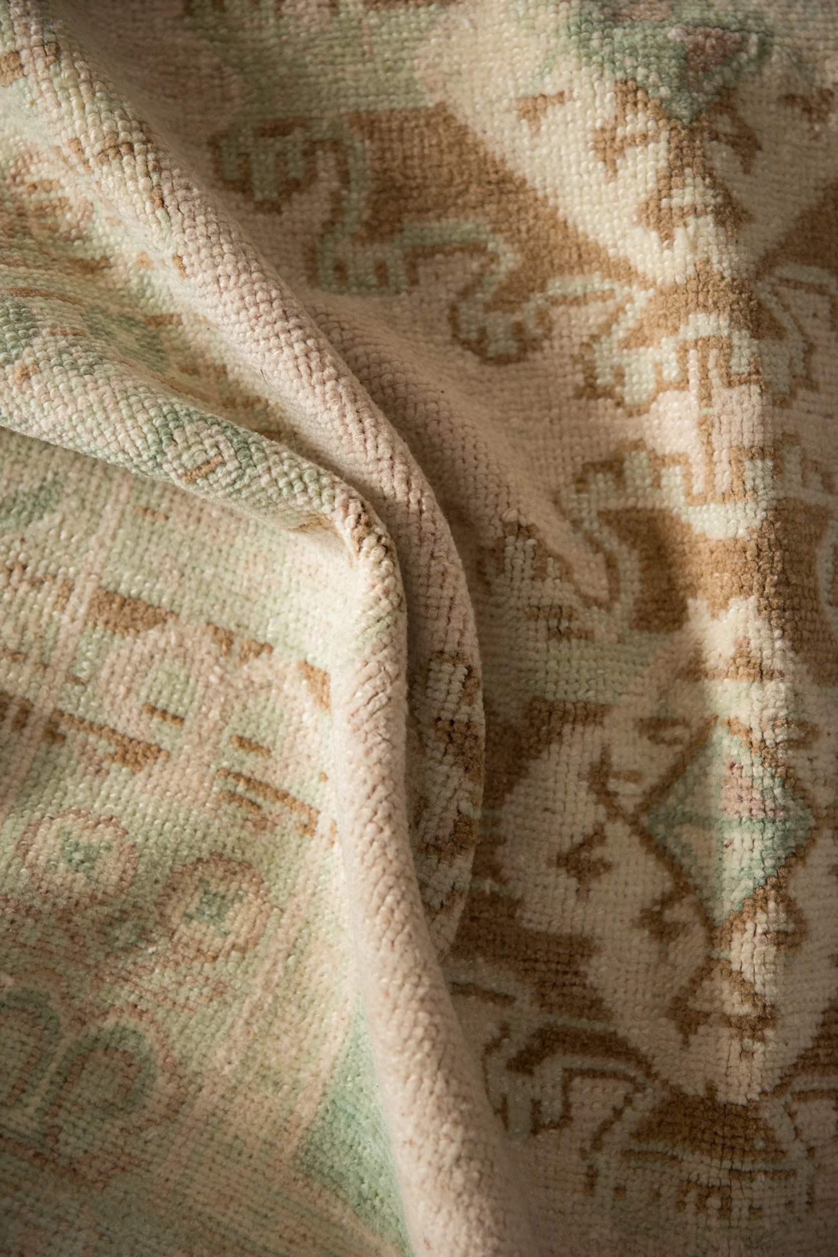3x4 Vintage Distressed Oushak Square Rug - Image 8
