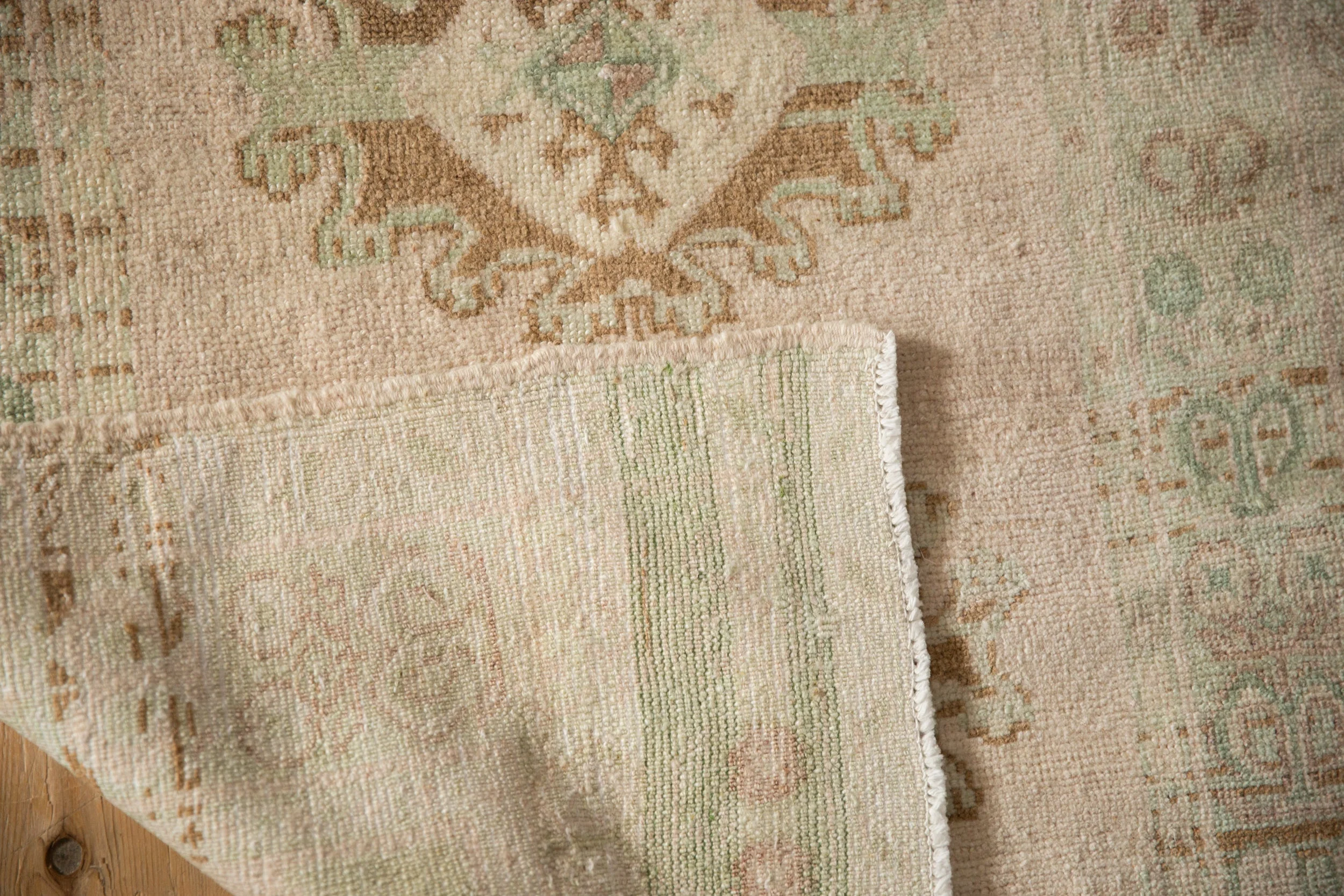3x4 Vintage Distressed Oushak Square Rug - Image 9