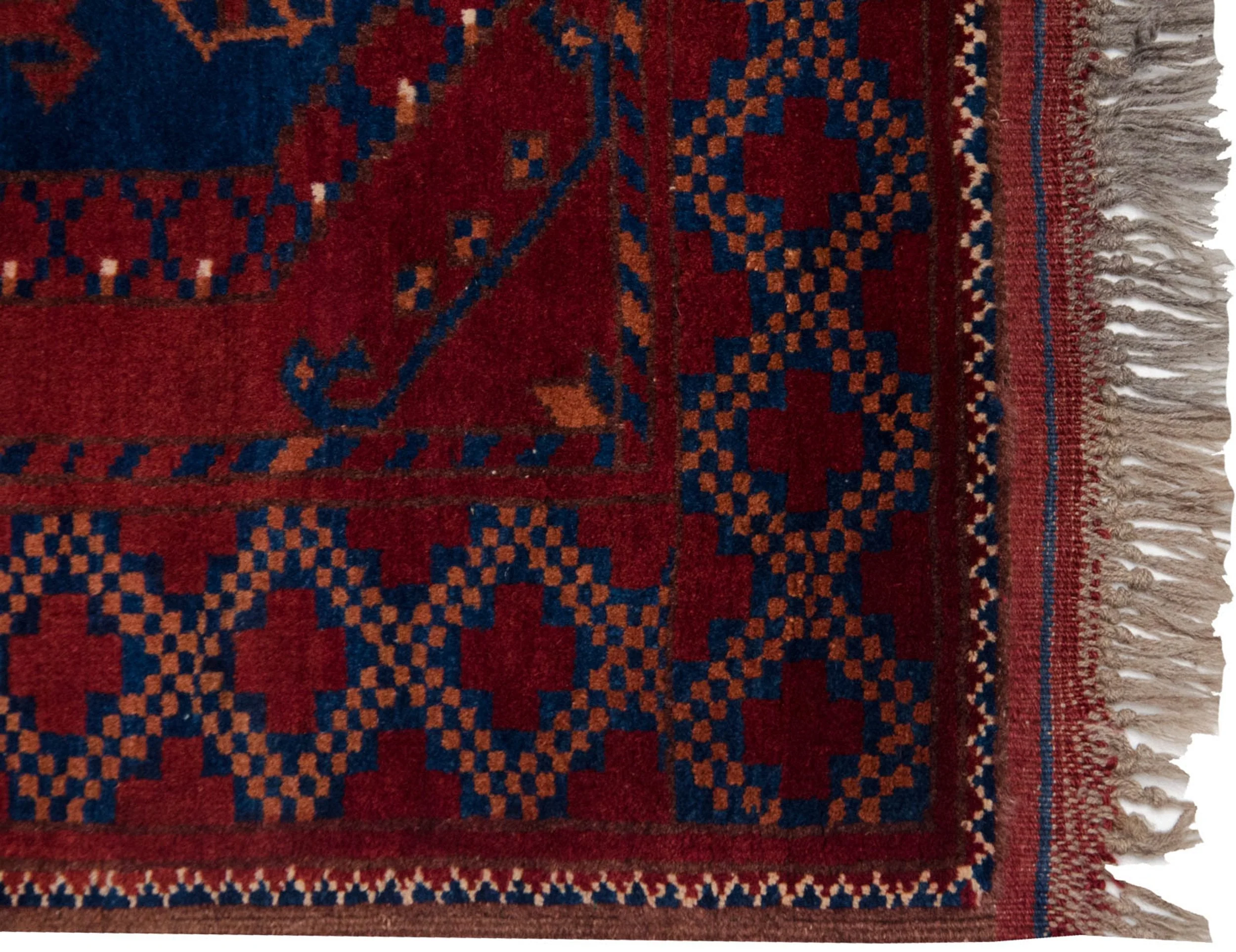 3x4 Vintage Pakistani Ersari Design Square Rug - Image 5