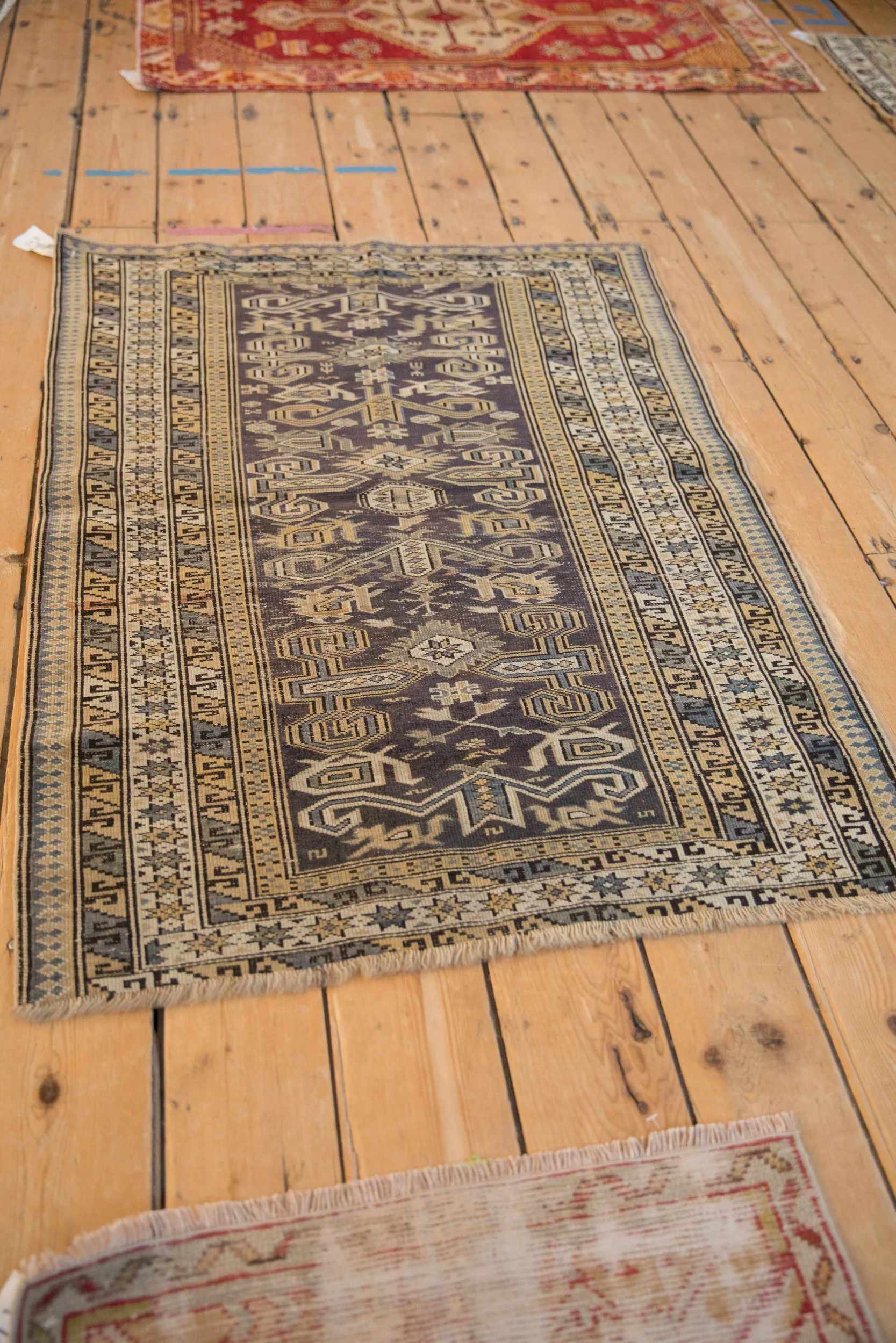 3x4 Vintage Shirvan Square Rug - Image 4