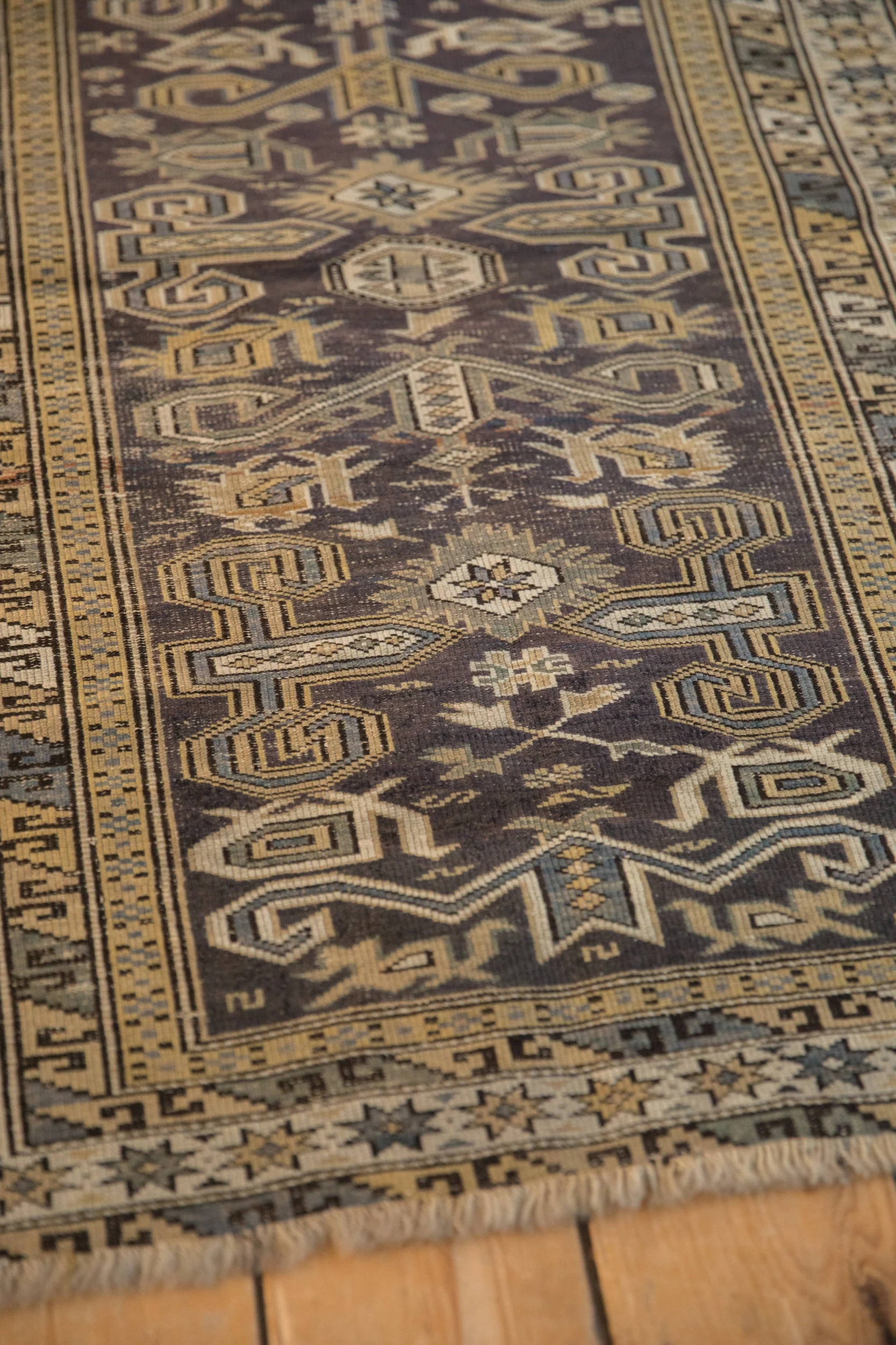 3x4 Vintage Shirvan Square Rug - Image 5