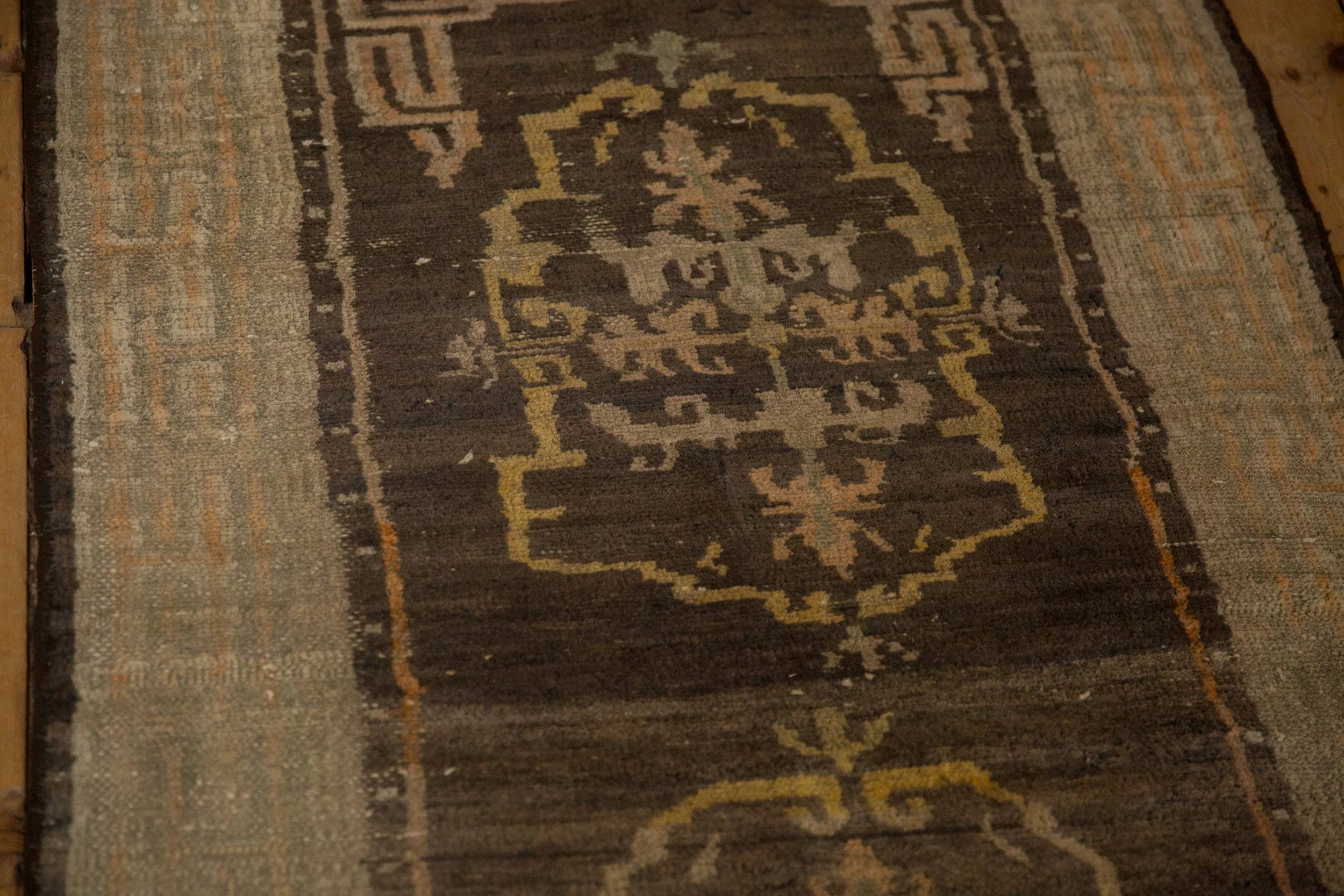 3x5.5 Antique Tibetan Rug - Image 10