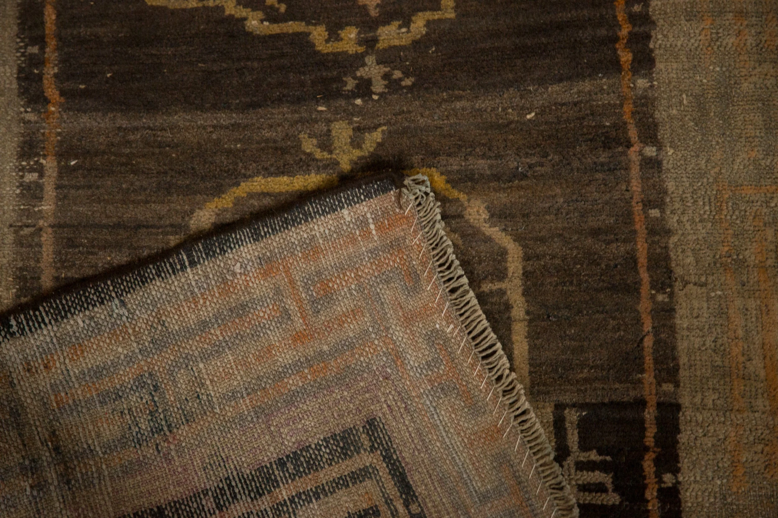 3x5.5 Antique Tibetan Rug - Image 12