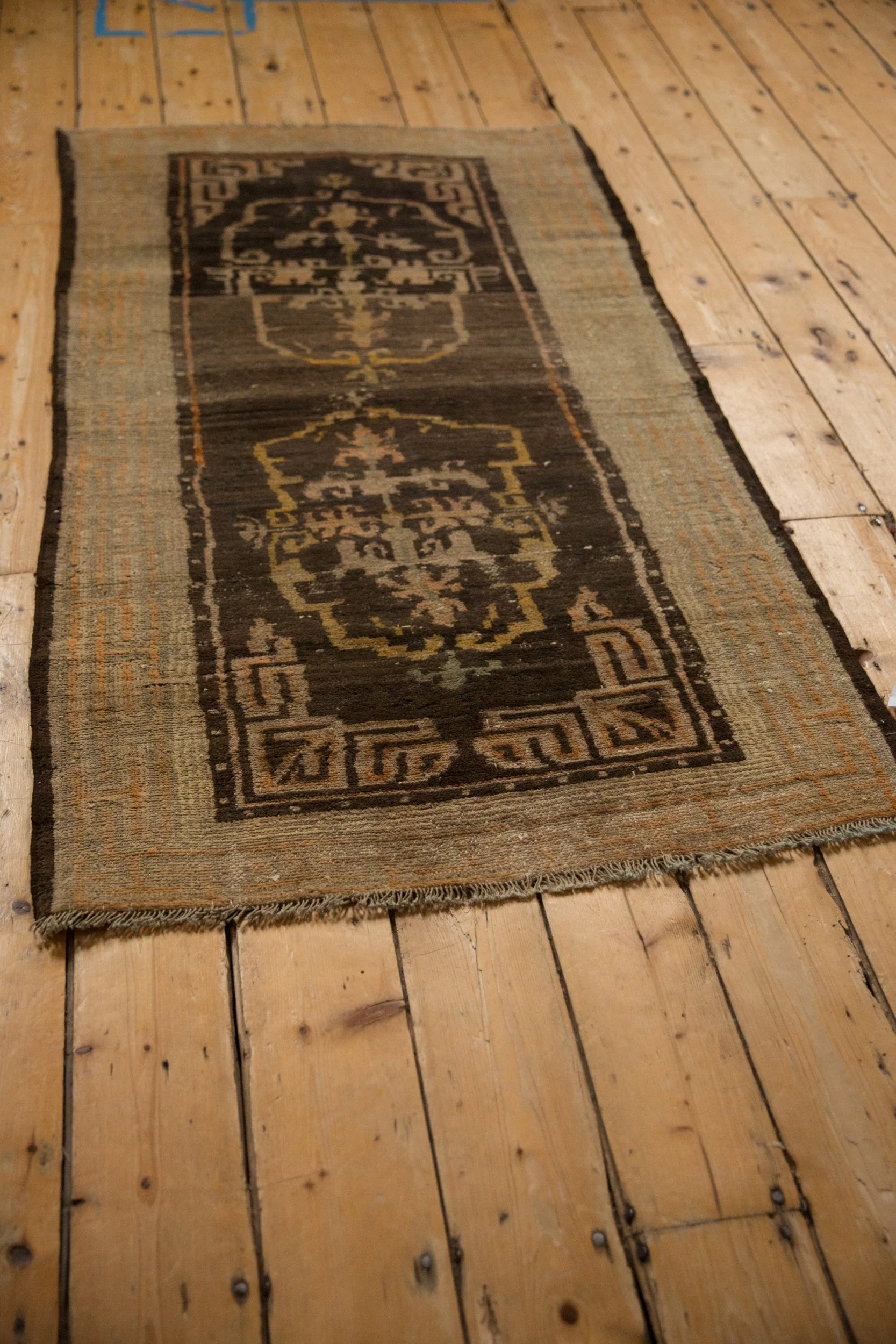 3x5.5 Antique Tibetan Rug - Image 4